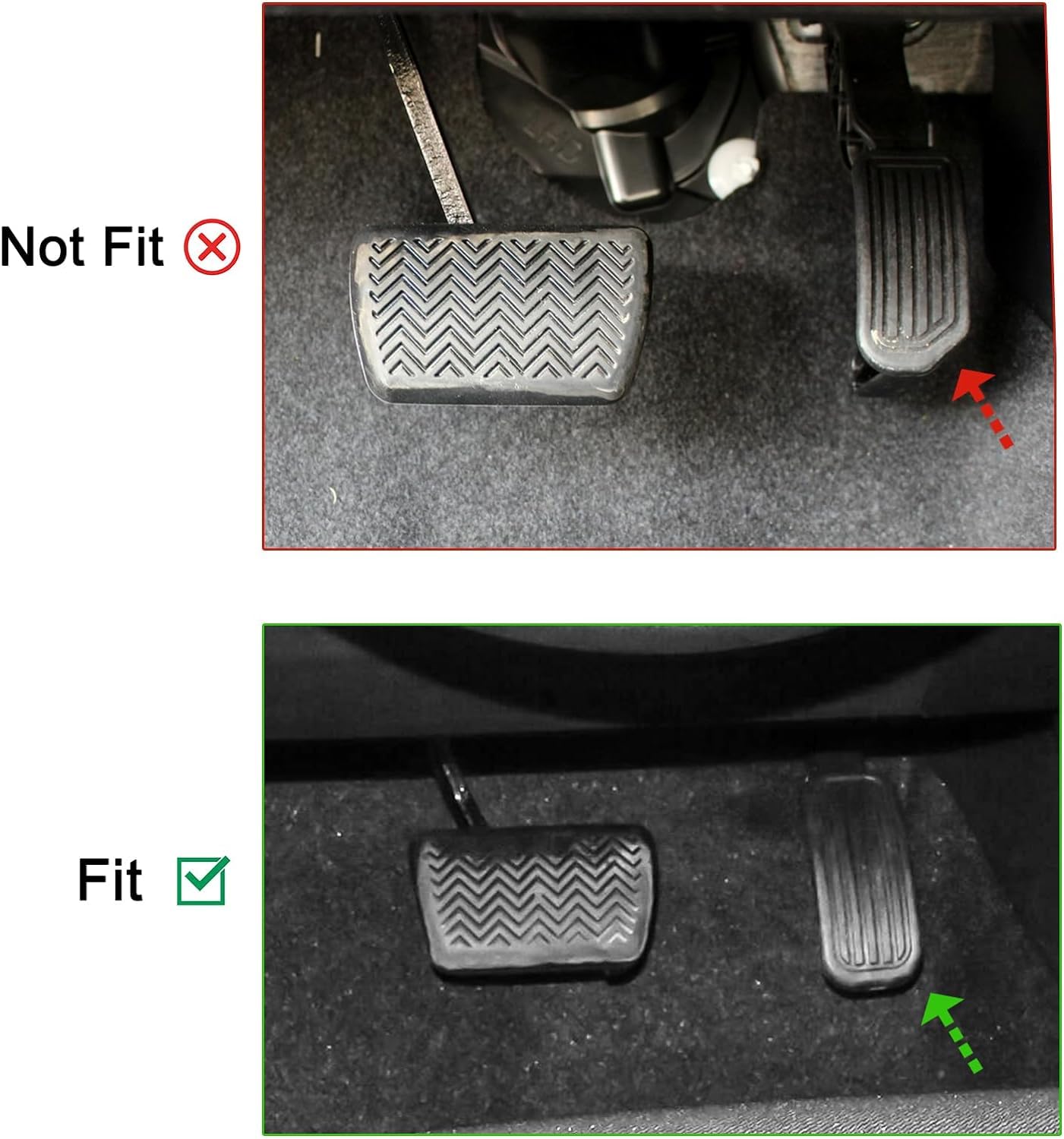 For Toyota Corolla AT Alloy Foot Rest Pad Accelerator Brake Pedal Non-Slip Cover For Toyota Corolla AT Alloy Foot Rest Pad Accelerator Brake Pedal Non-Slip Cover
