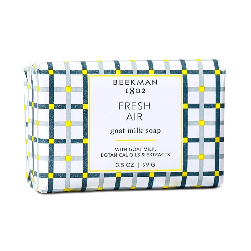 Sabonete em barra de leite de cabra Beekman 1802 Fresh Air, 100 g
