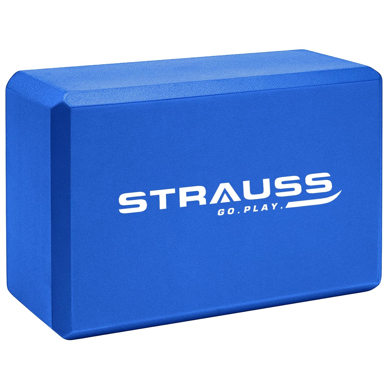 Strauss High Density EVA Foam Yoga Block | Non-Slip Workout Brick For Improving Poses, Balances Flexibility & Support Strength Training Exercises | Yoga Brick To Support and Deepen Yoga Poses,(Blue) (B07QKMB7C3) Amazon Price History, Amazon Price Tracker