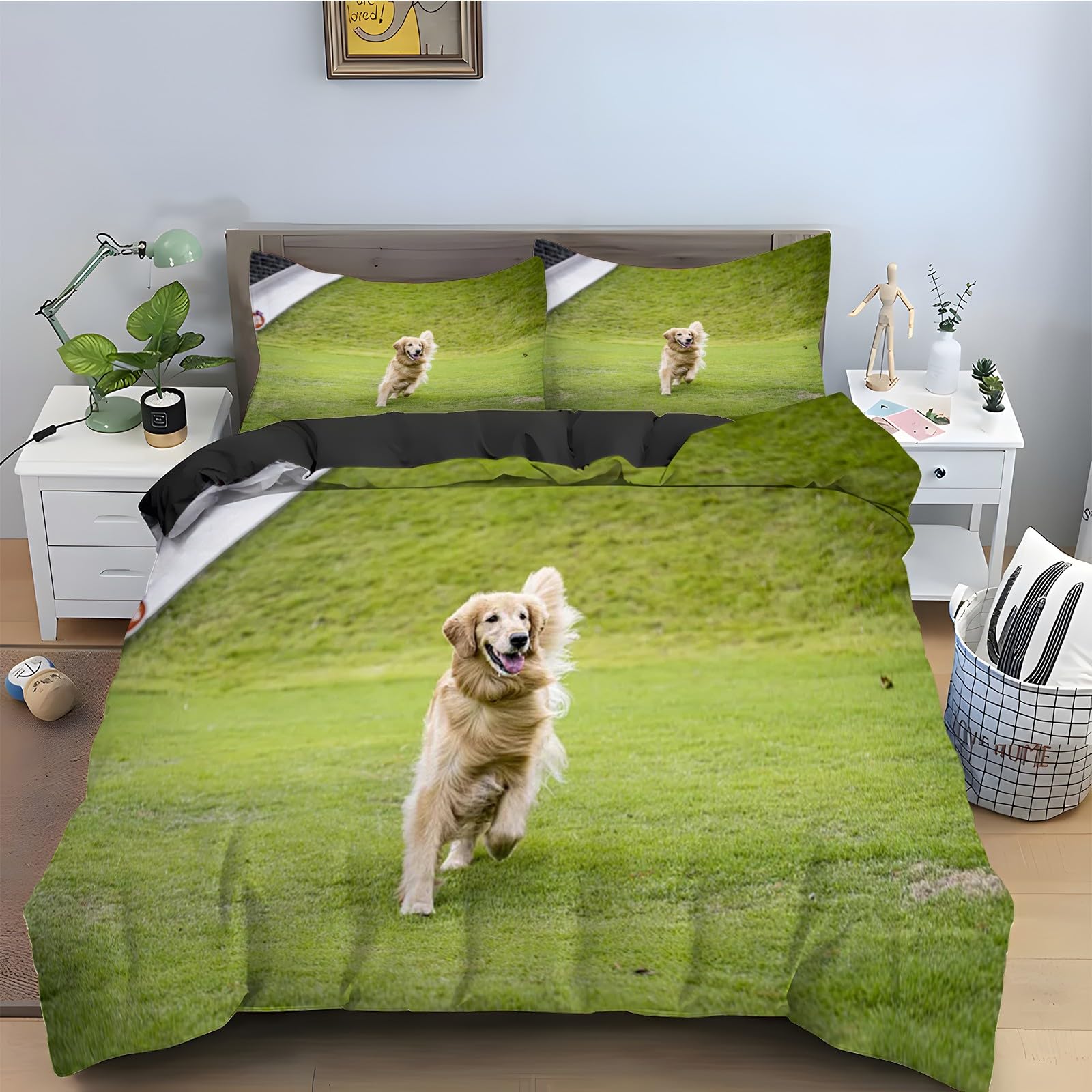 Housse de Couette 200x200 RéCupéRateur d'or - Fini la Couette qui Glisse Grâce au Zip kz784