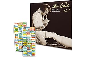 Elvis Presley Calendar 2025 - The King of Rock and Roll Mini...