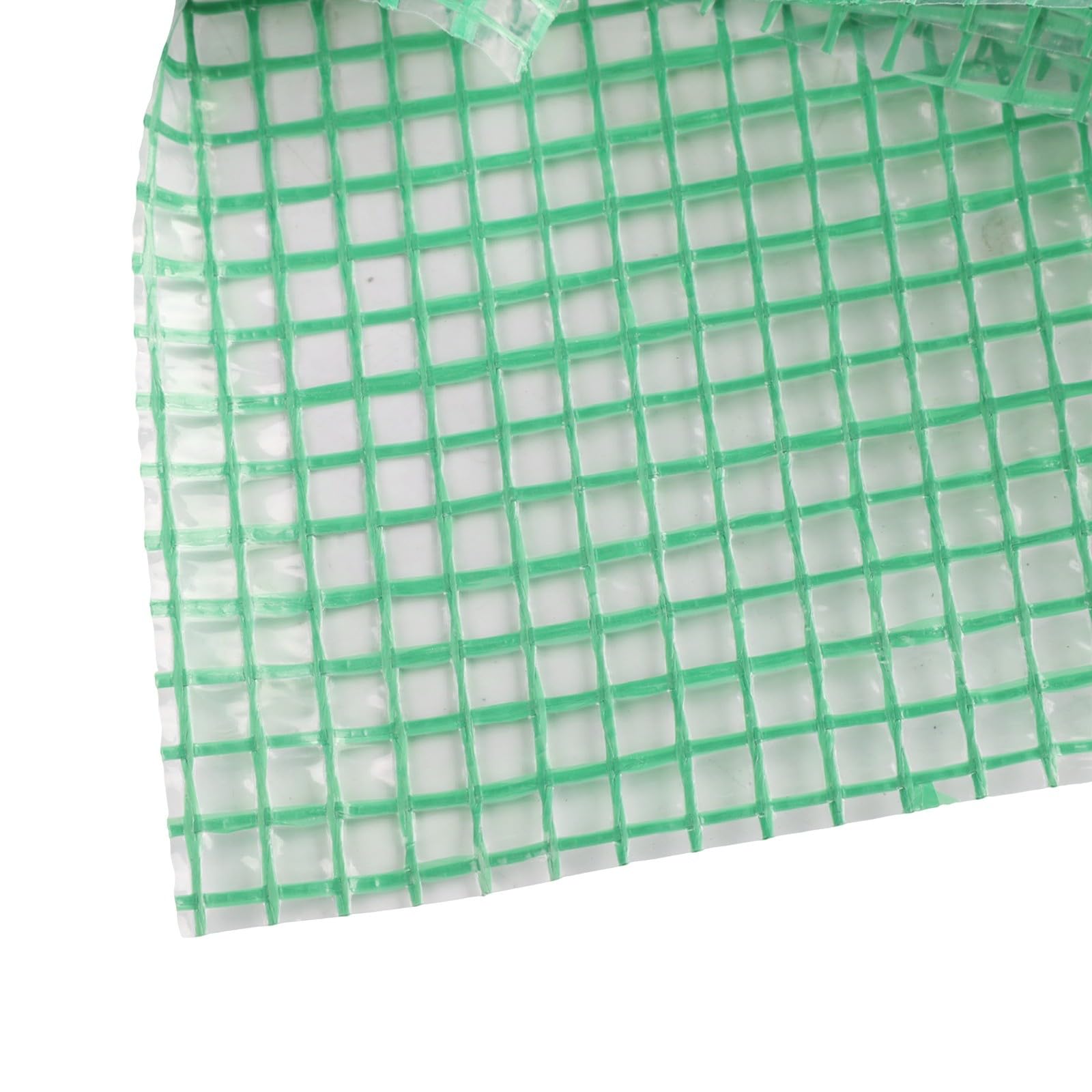Telo di copertura per serra in PVC per interni ed esterni, 143 x 143 x 195 cm, trasparente/bianco/verde