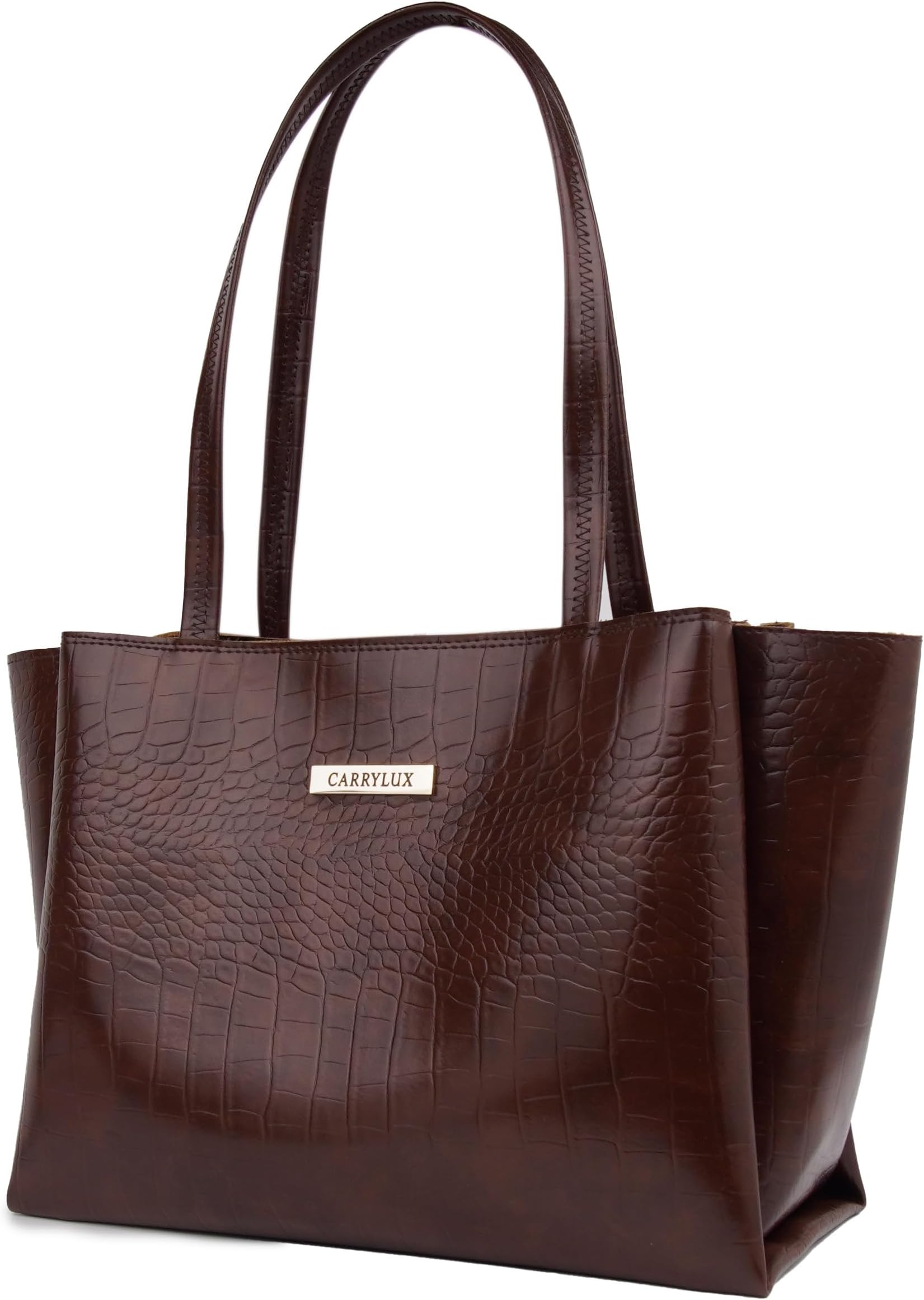 Large Capacity Croco Pattern Tote Bags For Womens Big Purses And Handbags Ladies Big Shoulder Bag