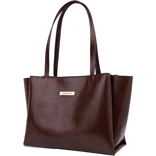 Carrylux Large Croco Tote Bag