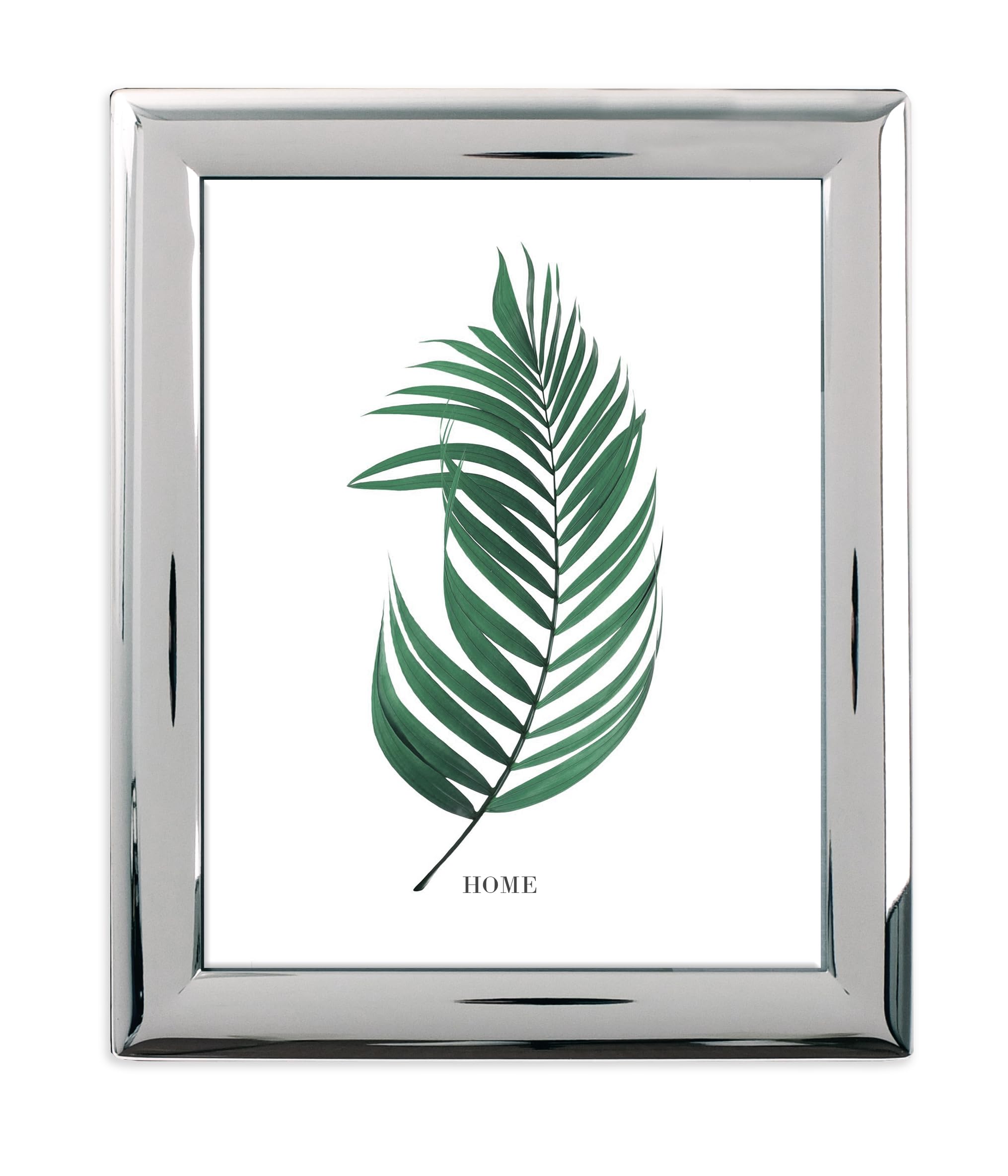 Inov8 Framing Tarnish Resistant Silver Plated Picture Frame - Curved Design for 10x8 Inch(25x20cm) Photo