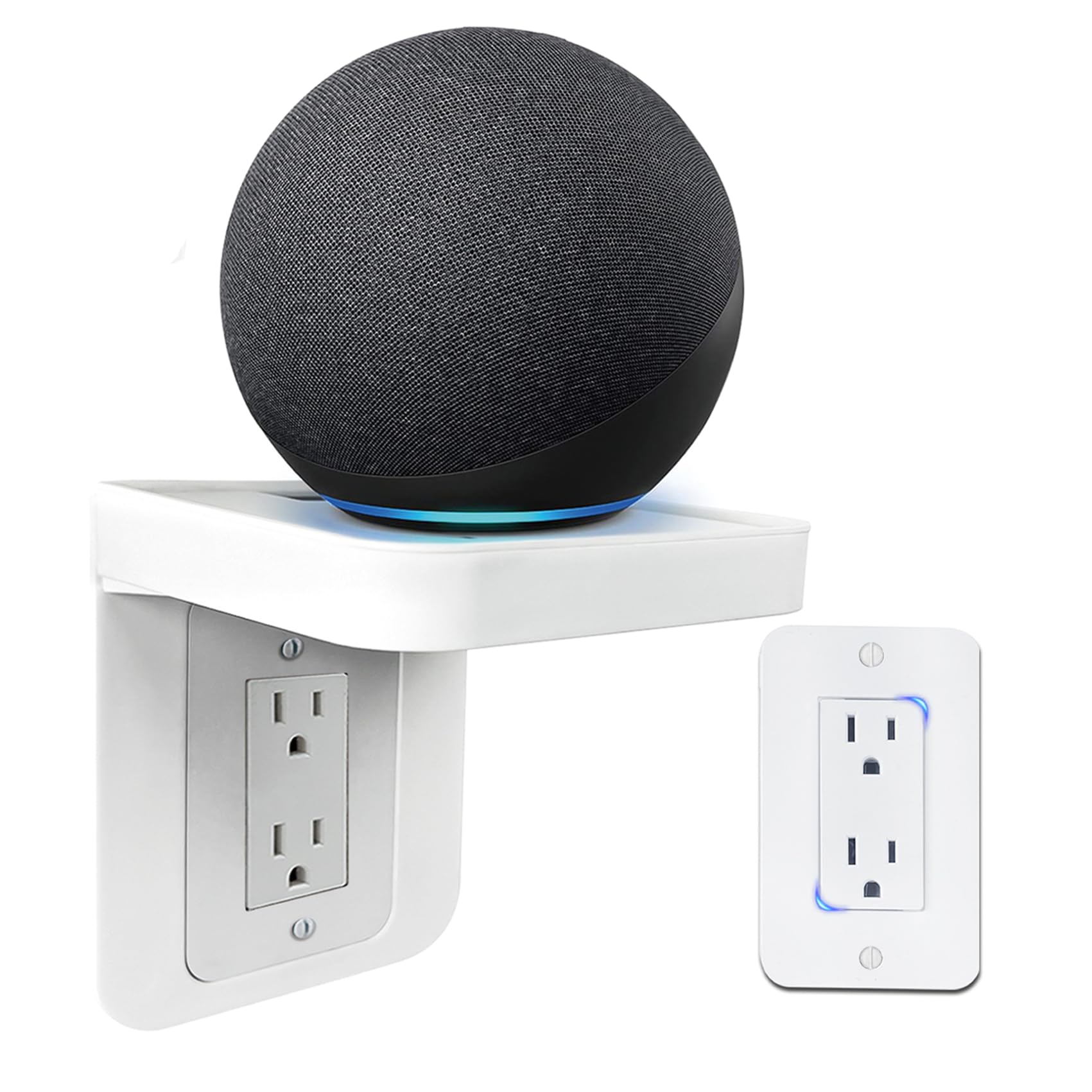 Support Mural Sintron Pour Enceinte Echo Pop - Sans Perçage, Gestion Câbles
