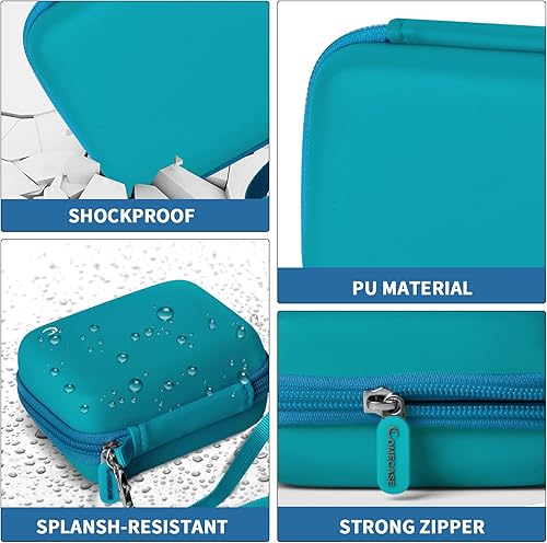 Vista 73 de AbergBest 21 Mega Pixels 2.7" LCD Recargable HD/Kodak Pixpro/Canon PowerShot ELPH 180/190 / Sony DSCW800 / DSCW830 - Funda protectora para cámara