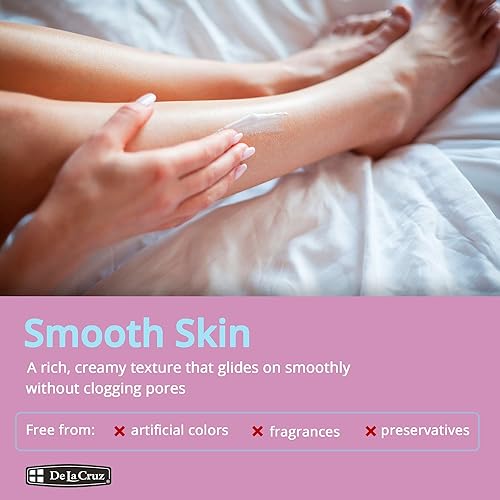 Miniatura 7 de De La Cruz Manteca de karité 100% pura y natural, hidratante para pieles secas, irritadas y ásperas, 2 onzas.