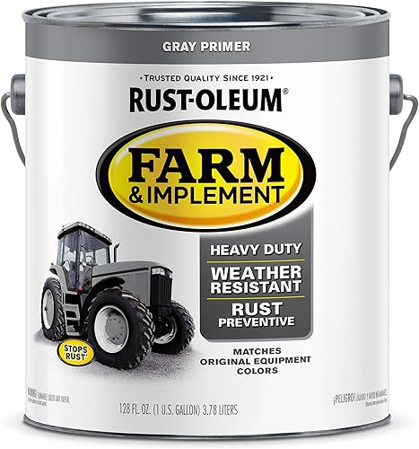 Vista 325 de Rust-Oleum Farm & Implement 280165-2PK - Pintura esmaltada, galón, negro brillante, paquete de 2