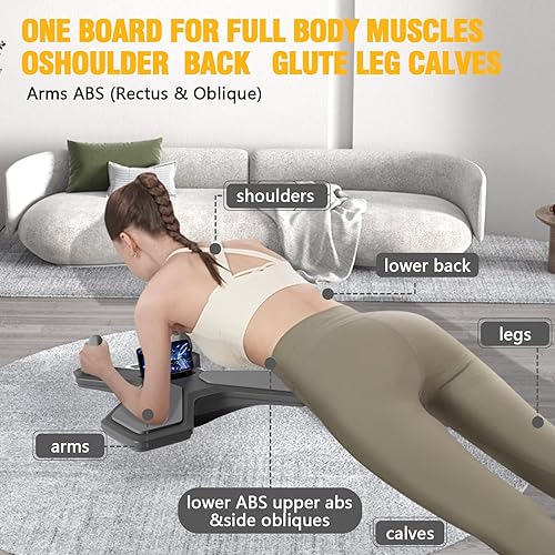 Miniatura 9 de Juego de laberinto de tablero de equilibrio para entrenamiento central, tablero de soporte portátil de tablón puro con temporizador, núcleo