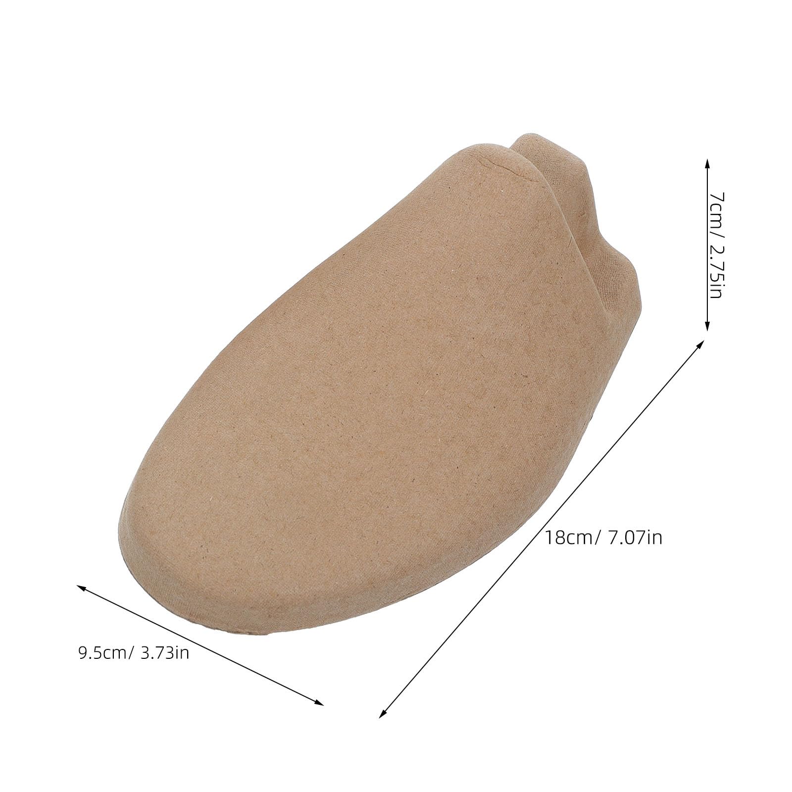 20 pares de hormas de pulpa de papel para zapatos - Soporte interior de papel para prevenir la deformación de zapatillas - Hormas para botas de cuero para tintorería (tallas EU 39-40)