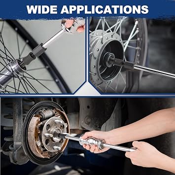 jiouxip 18PCS Blind Hole Collet Bearing Puller Set, Bearing Puller Set and Slide Hammer with Expandable Collets 8-32MM Insert Bearing Remover Set Tool for Automobiles, Motorcycles, Machinery