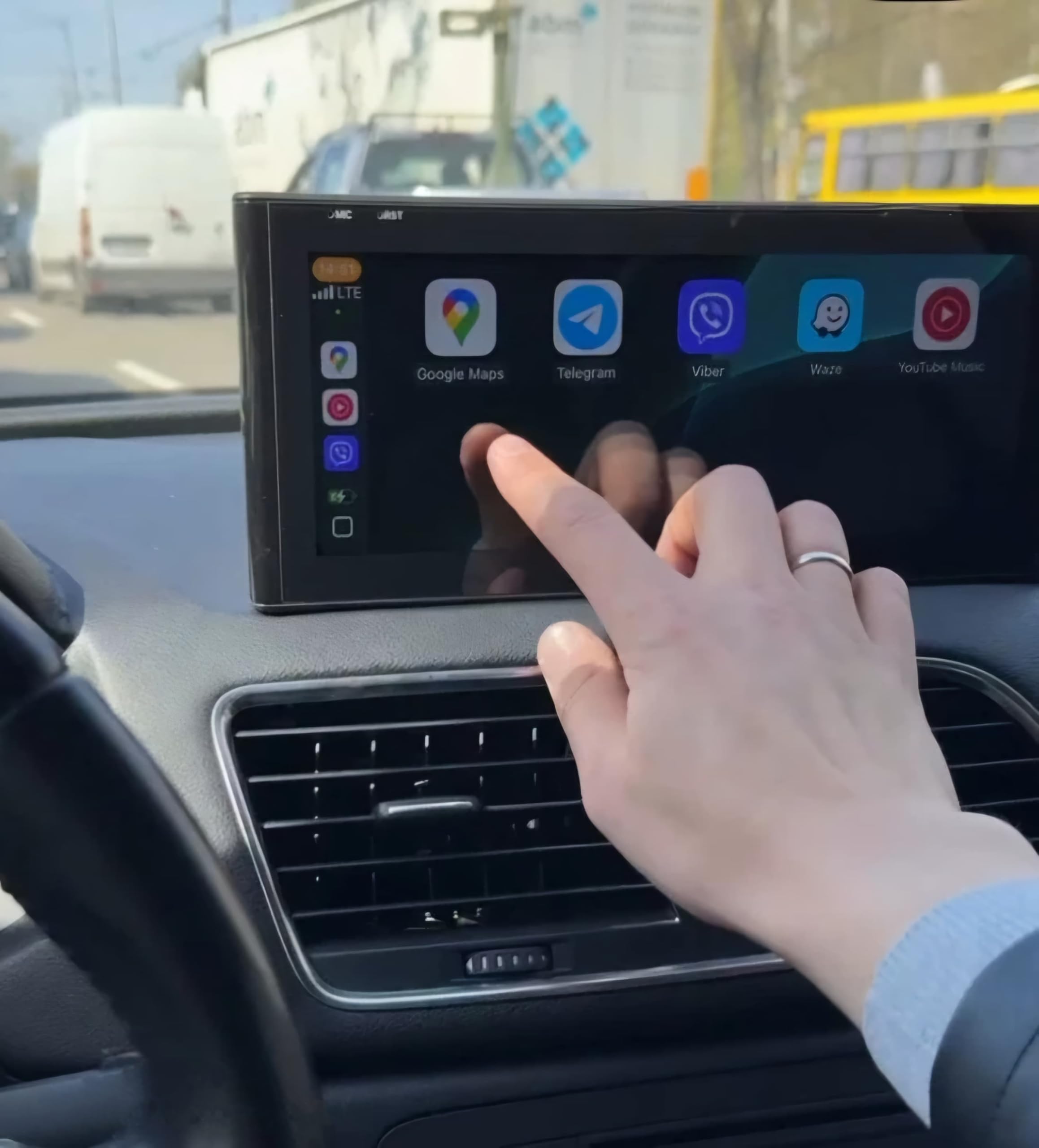 Schermo Auto Q3 2013-2018 Wireless CarPlay - Android Auto per Audi Q3 2013-2018 con sistema RMC, supporto Mirror Link, Youtube, navigazione Schermo Auto Android Auto Wireless CarPlay