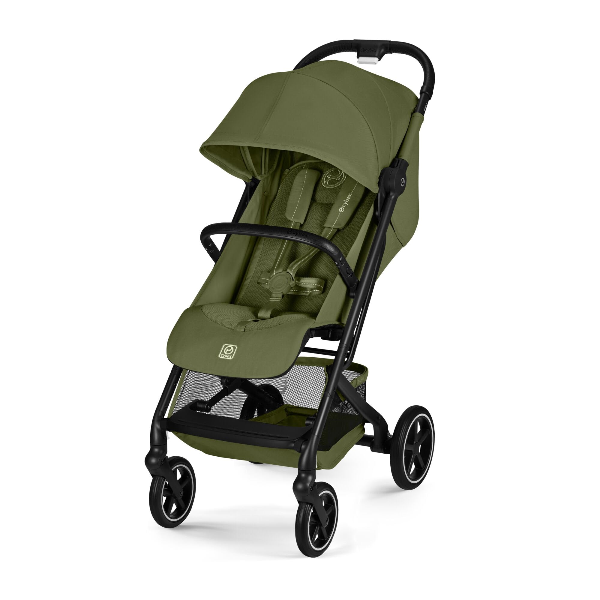 CYBEX Gold Silla de Paseo BEEZY con Reclinado Horizontal Ergonómico, Desde el Nacimiento Hasta los 4 Años Aprox (Máx. 22 kg), Plegable y Compacta, Sistema de Arnés con Una Mano, Dune Grey — view 16
