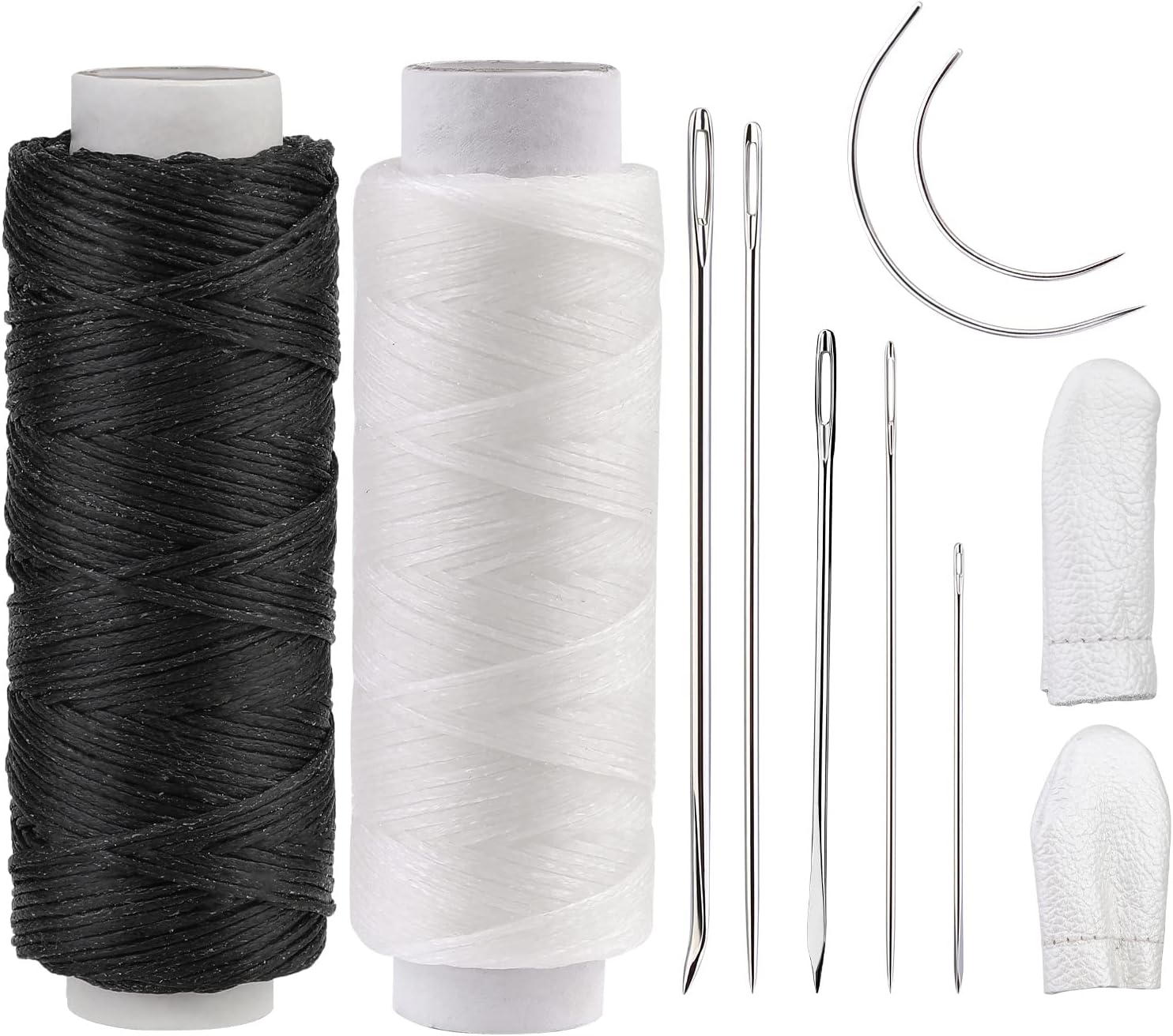 Pnytty 110Yards Waxed Threads Leather Upholstery Sewing Kit