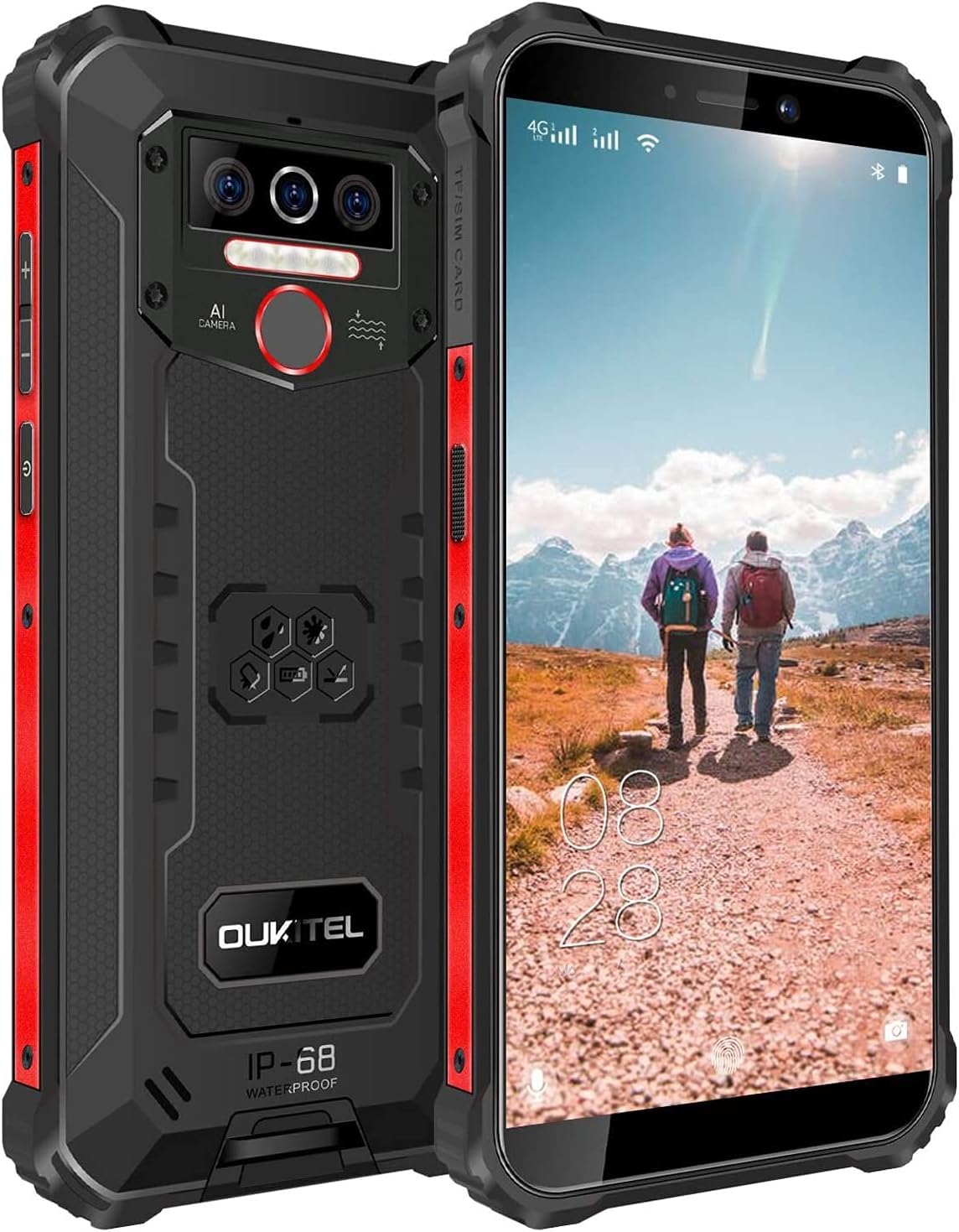 堅実な究極の スマホ本体 Simフリー Oukitel Nfcをサポート技術適合認証 5 86インチのディスプレイ Ram Rom 6gb 128gb Androidタフネススマホ防塵耐衝撃 8 000mahの大容量バッテリー 防水simフリースマートフォン Wp9 その他 Slcp Lk