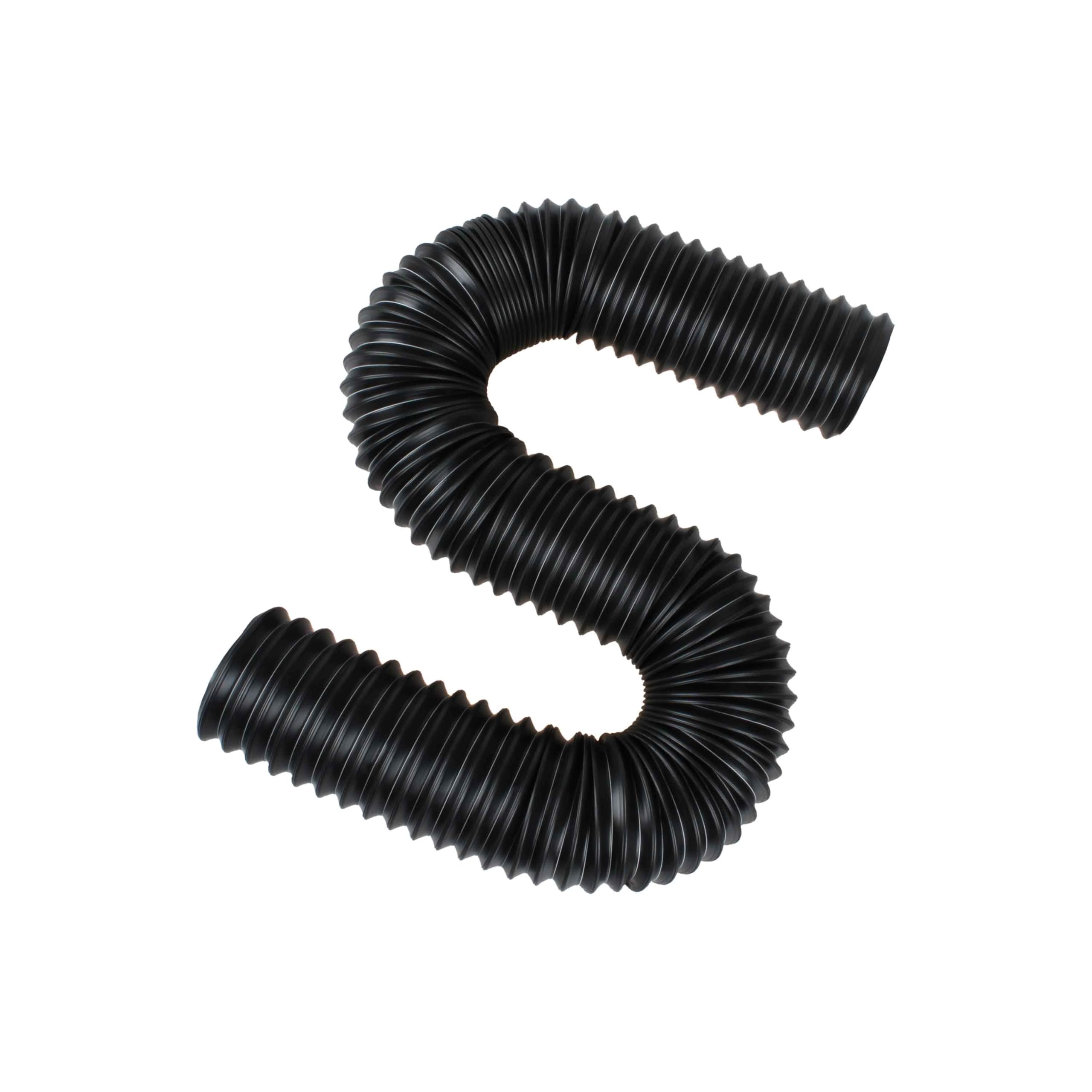 70198 - Manguera de recogida de polvo flexible de 2 1/2 x 36 pulgadas para prensa de taladro, carpintería y tienda de madera, manguera colectora de polvo de 2.5 pulgadas, 1 unidad