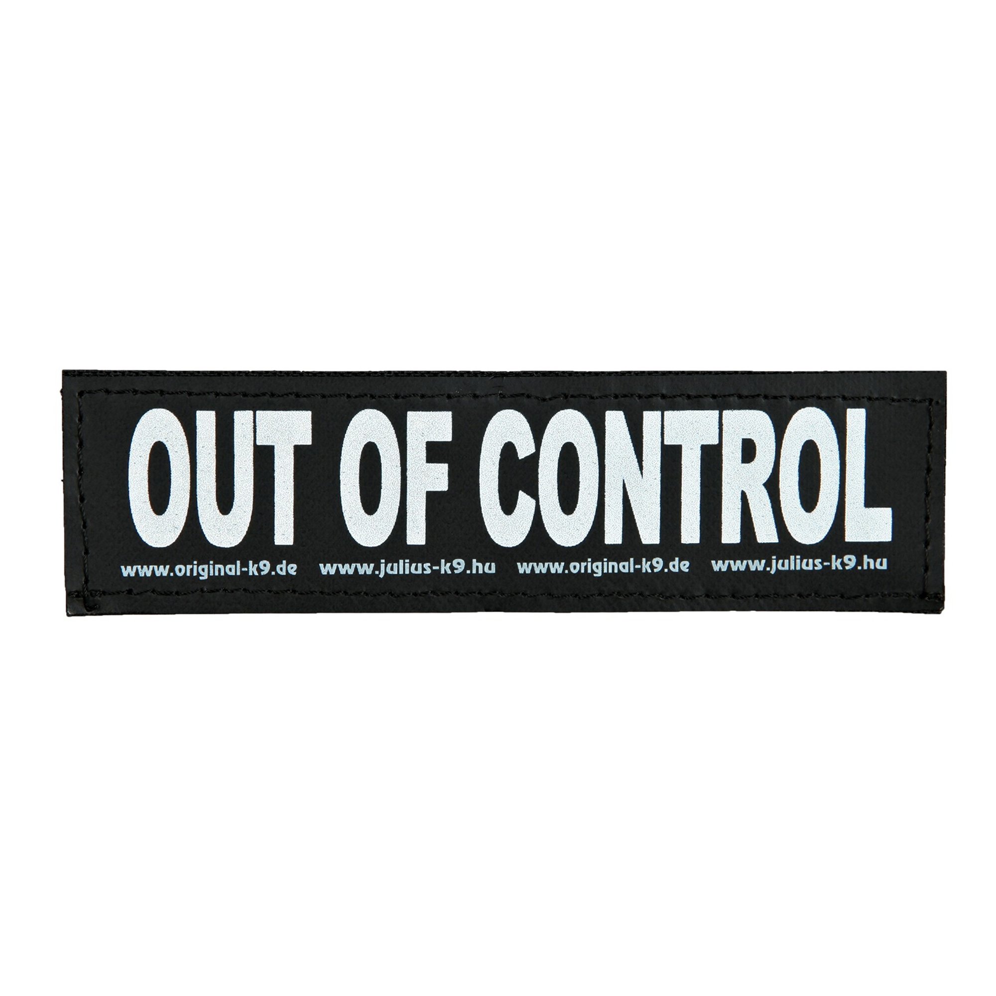 Julius-K9 Interchangeable Hook & Loop Patches, 1 pair, SECURITY, Size: Large, Black — view 6