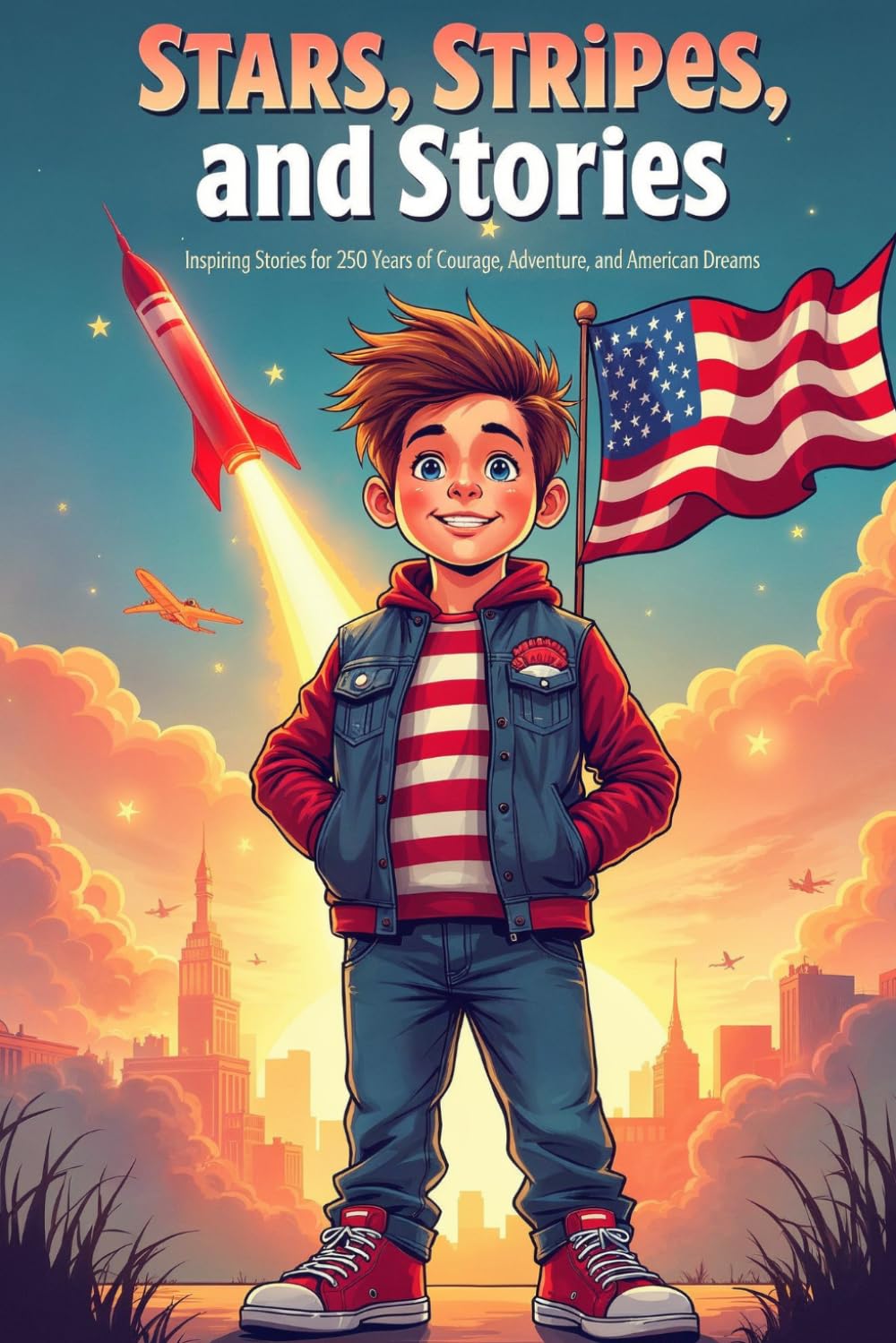 Stars, Stripes, and Stories: Inspiring Stories for 250 Years of Courage, Adventure, and American Dreams