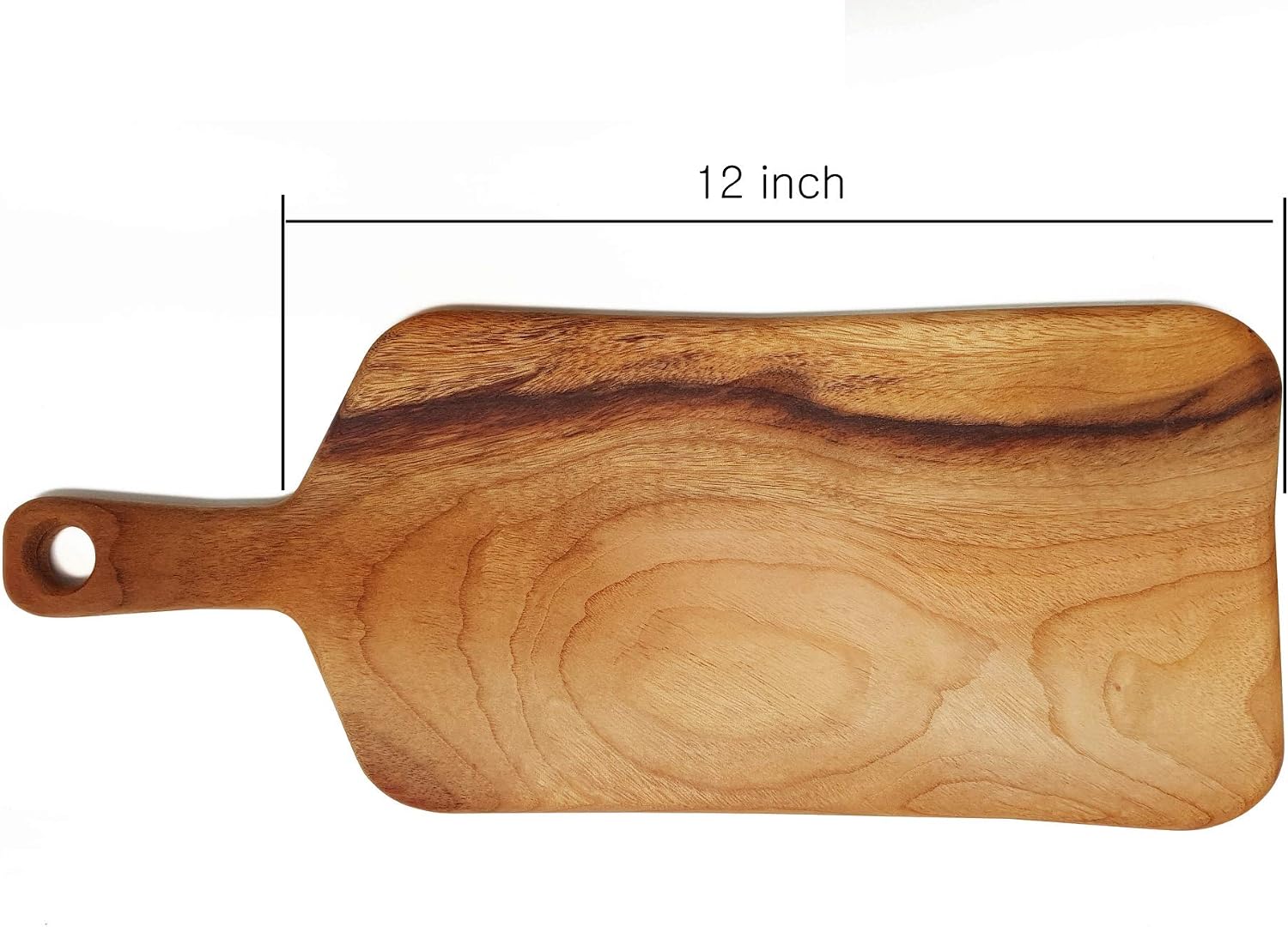 Boumbi Fragrant Camphor Laurel Wooden Chopping Board (15.7x6.3x0.55 Paddle), Camphor Wood Grain, 40L x 16W cm - Image 3
