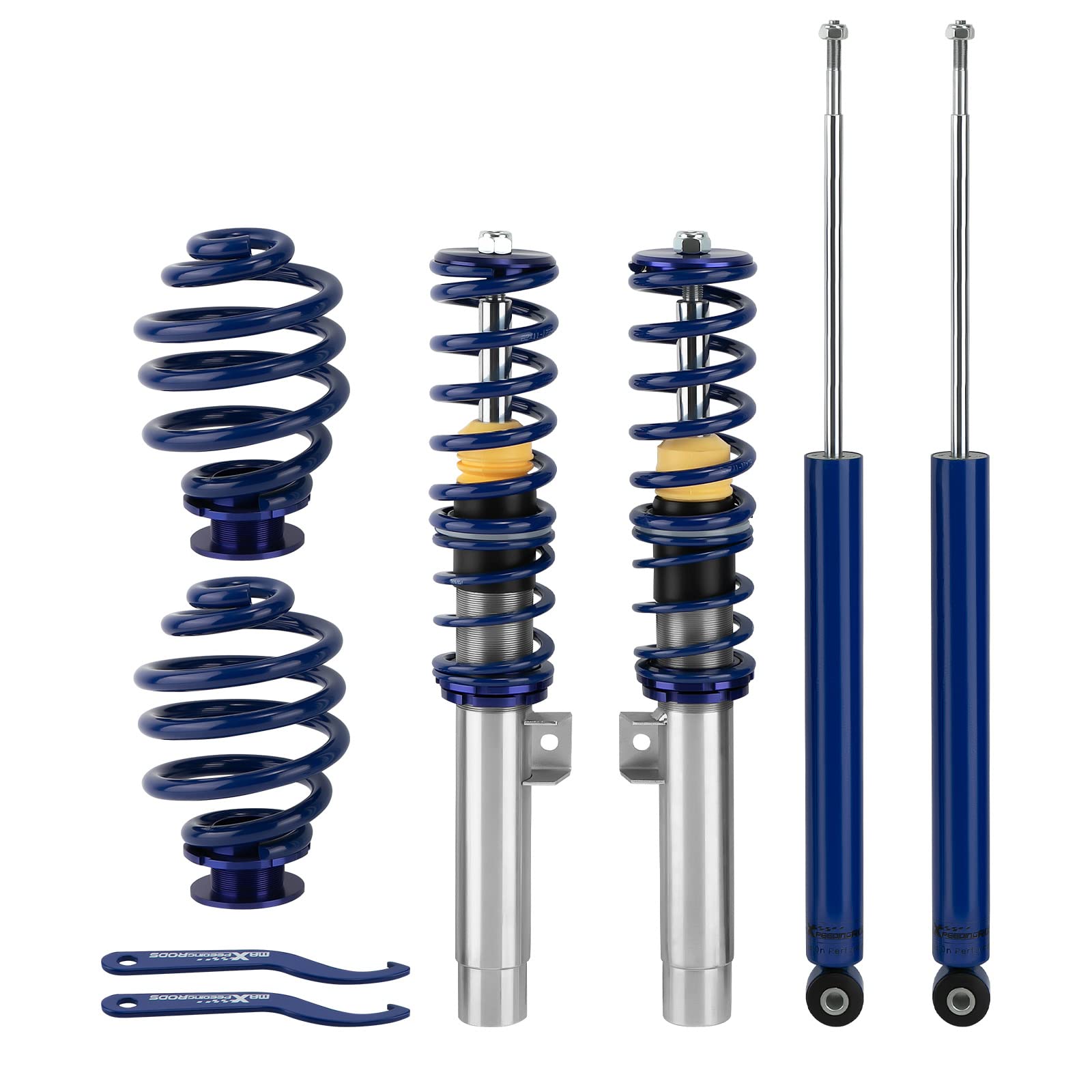 Frankberg 2x Ammortizzatori Anteriori A Gas Per BMW Serie 3 E46 (1999-2007)