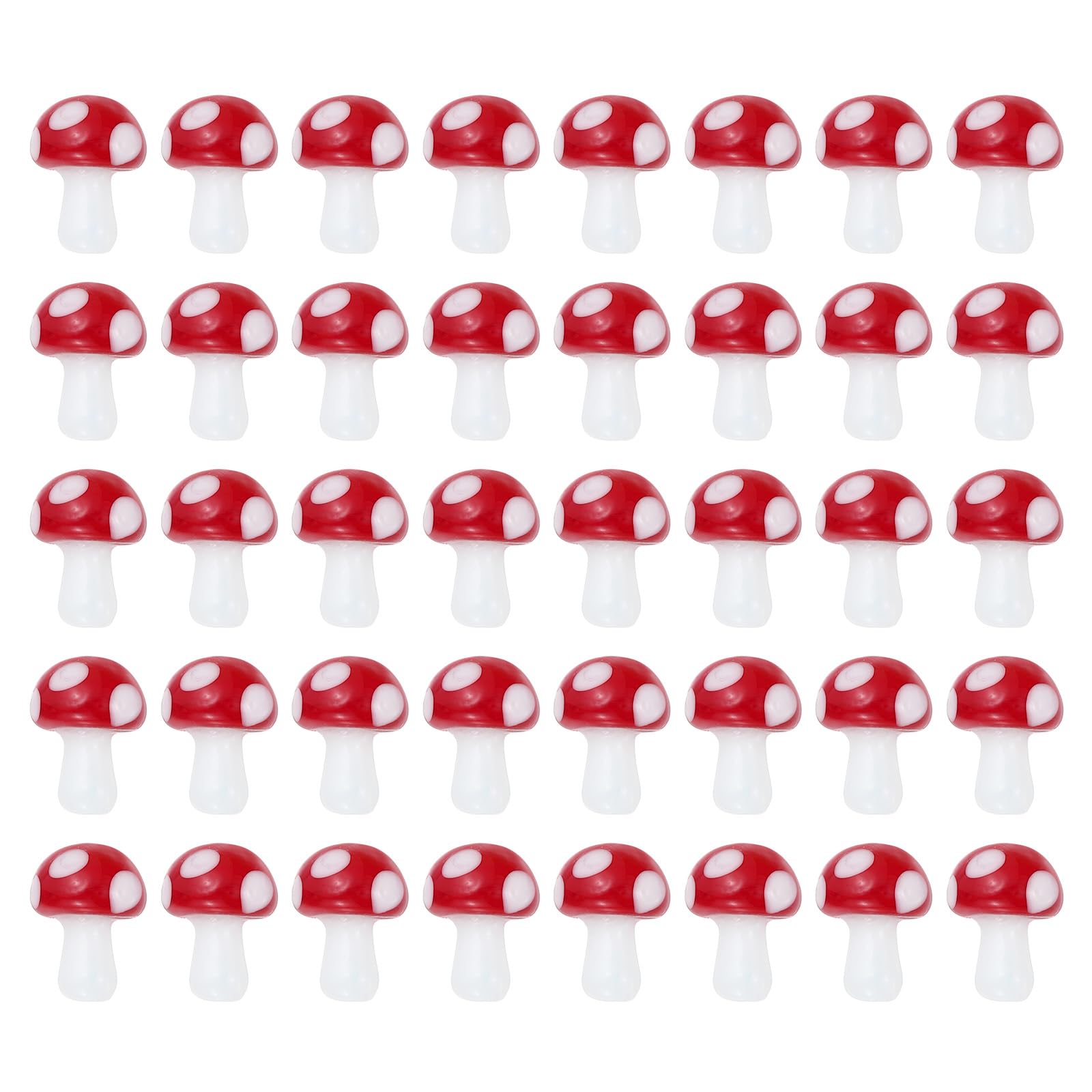 PATIKIL 0.6" x 0.5" Cute Mushroom Beads