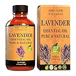 Lavender Essential Oil (4 oz) Premium Therapeutic Grade, 100% Pure and Natural, Perfect for Aromatherapy, Diffuser, DIY by Mary Tylor Naturals