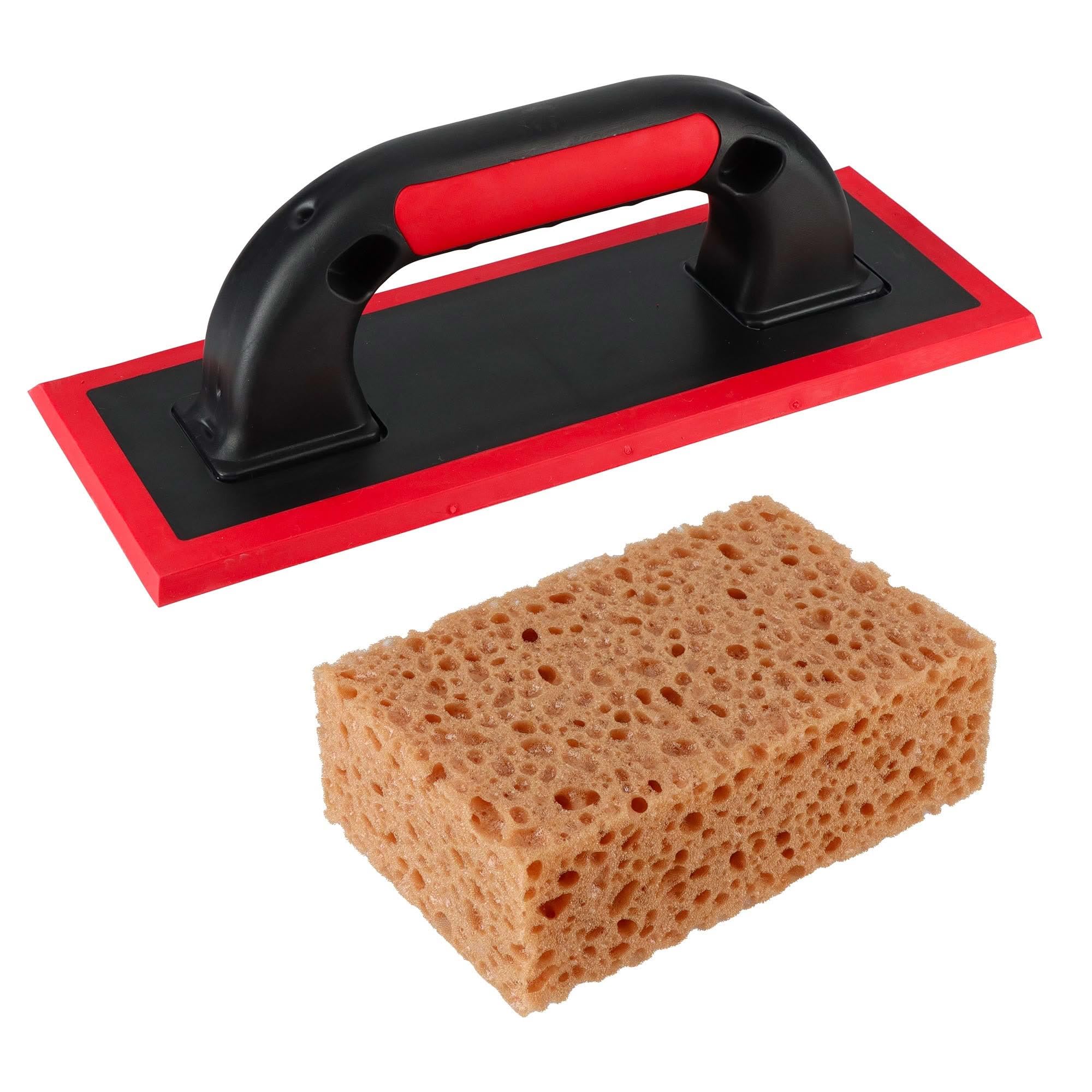 Kit pro spécial joints de carrelage pour carreleur - Bac de 24 litres - 3 Accessoires