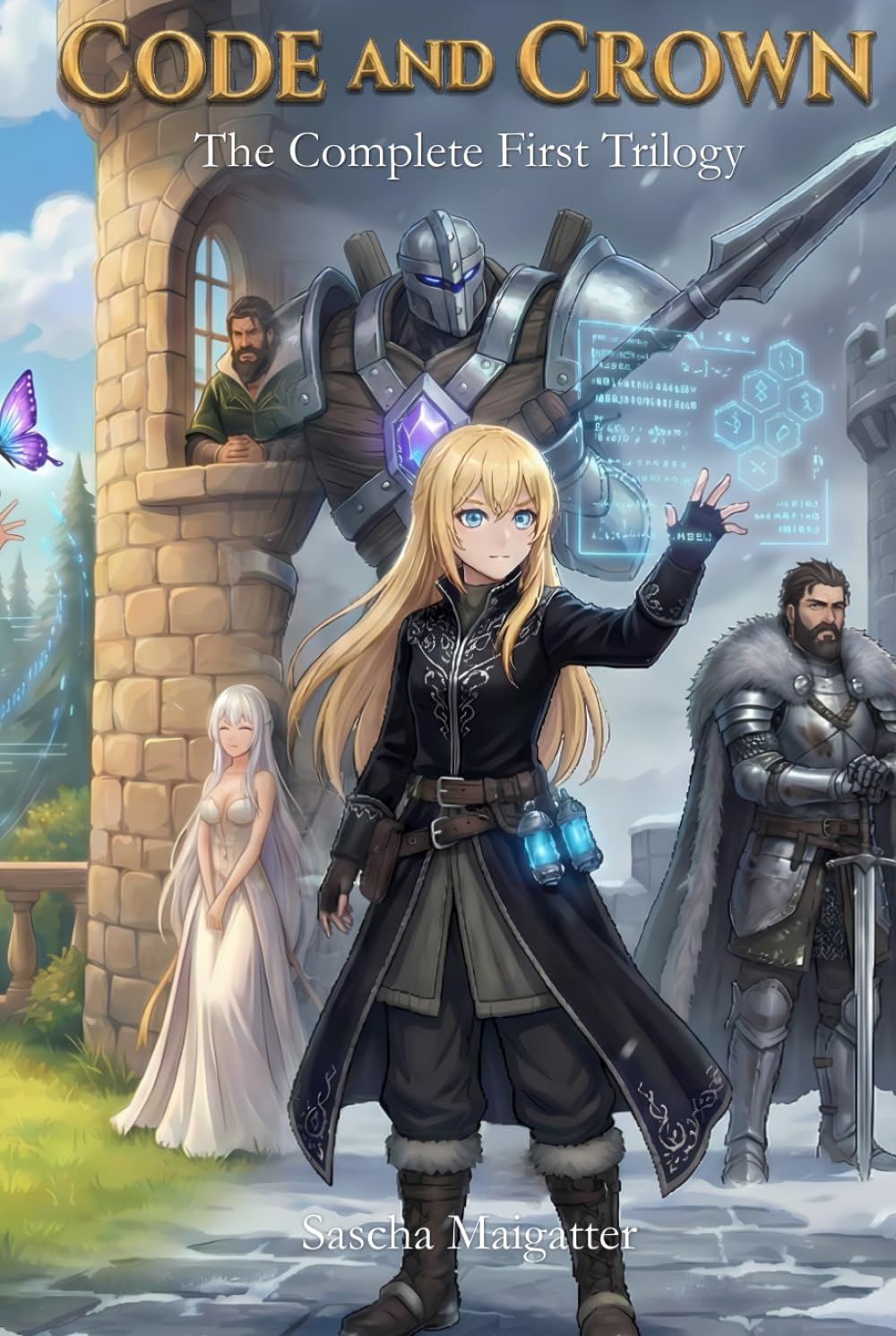 Code and Crown: The Complete First Trilogy: An Isekai LitRPG Adventure