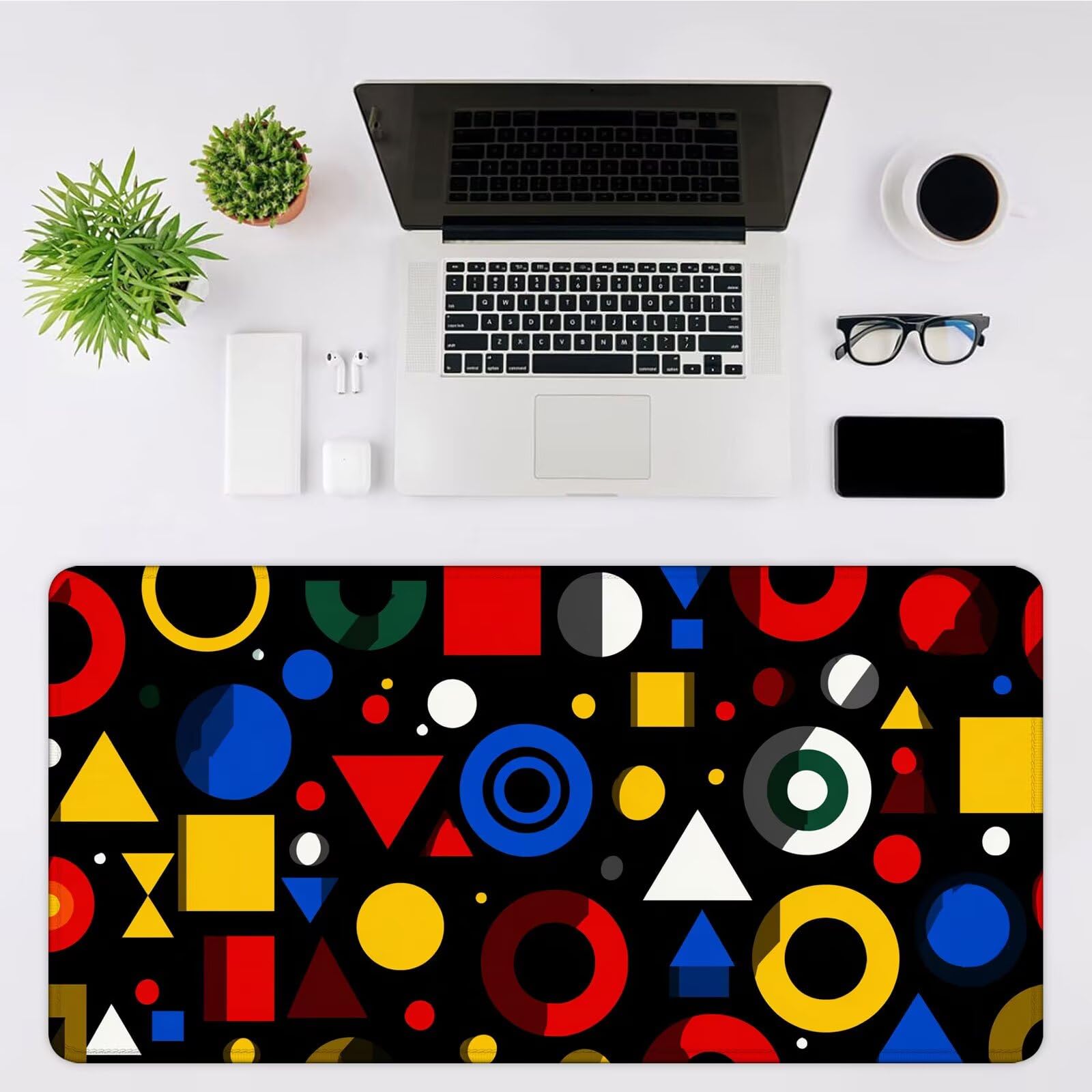 Duża podkładka pod mysz na biurko, 1400 x 600 x 3 mm, gamingowa podkładka pod mysz, antypoślizgowa podstawa, zszyte krawędzie, zwiększona precyzja, mata komputerowa, mata ochronna na biurko