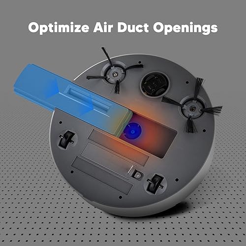 Miniatura 8 de Robot aspiradora inalámbrica, aspiradora robótica, succión fuerte, carga automática, robot de barrido inteligente, ideal para suelos duros, pelo de