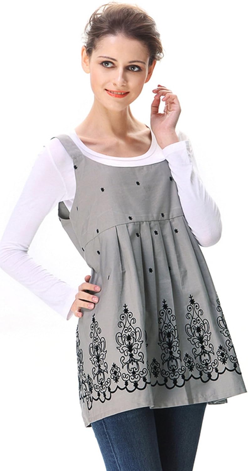 Brand Anti-Radiation Maternity Clothes Tank Protection Shield Dresses 8900806 Grey