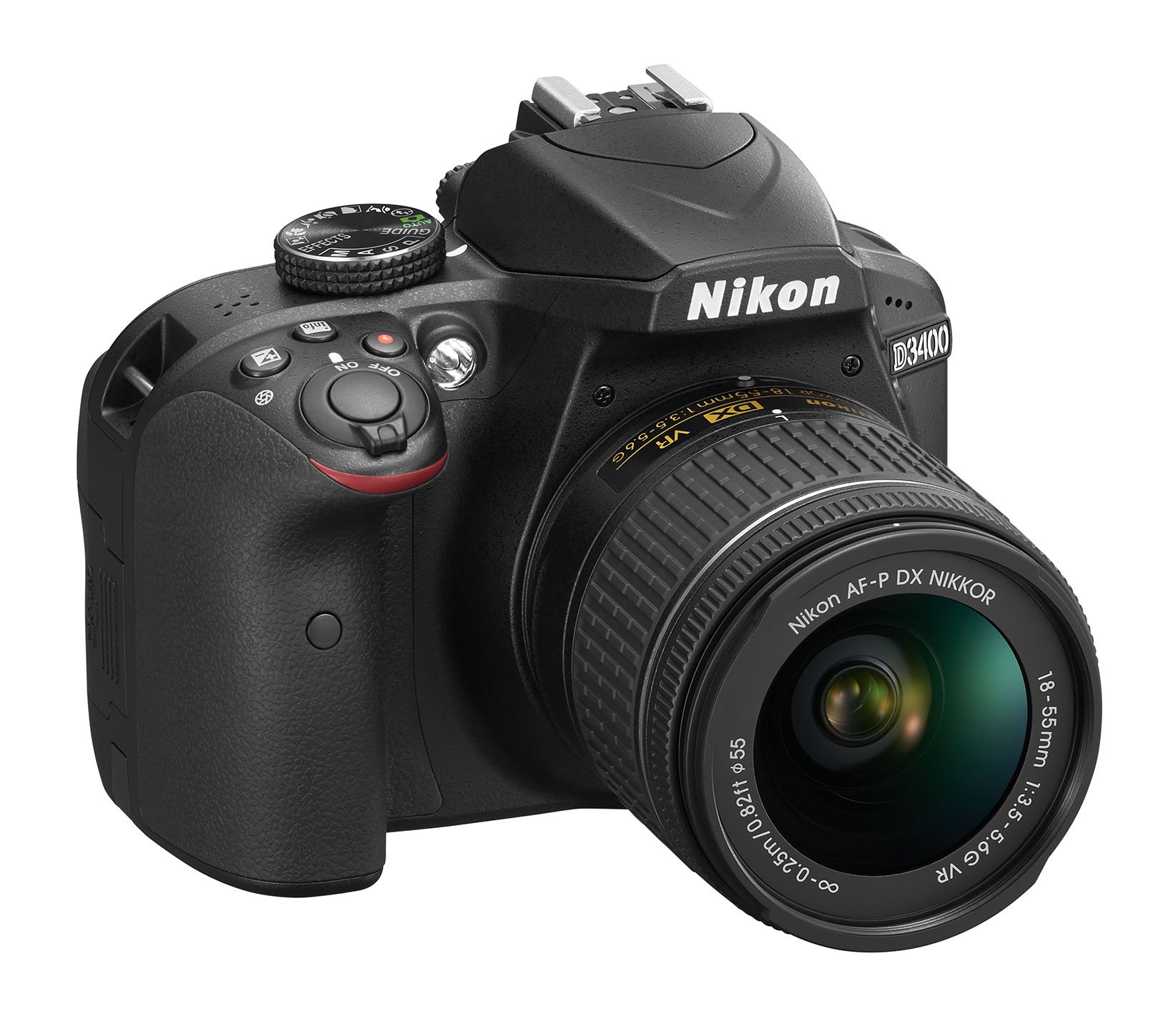 Buy Nikon D3400 24.2MP Digital SLR (Black), AF-P DX NIKKOR 18-55mm