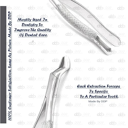 Miniatura 2 de 1 pinza de extracción dental de grado operatorio prémium #53L para instrumentos superiores MOLARS lado izquierdo (calidad DDP)