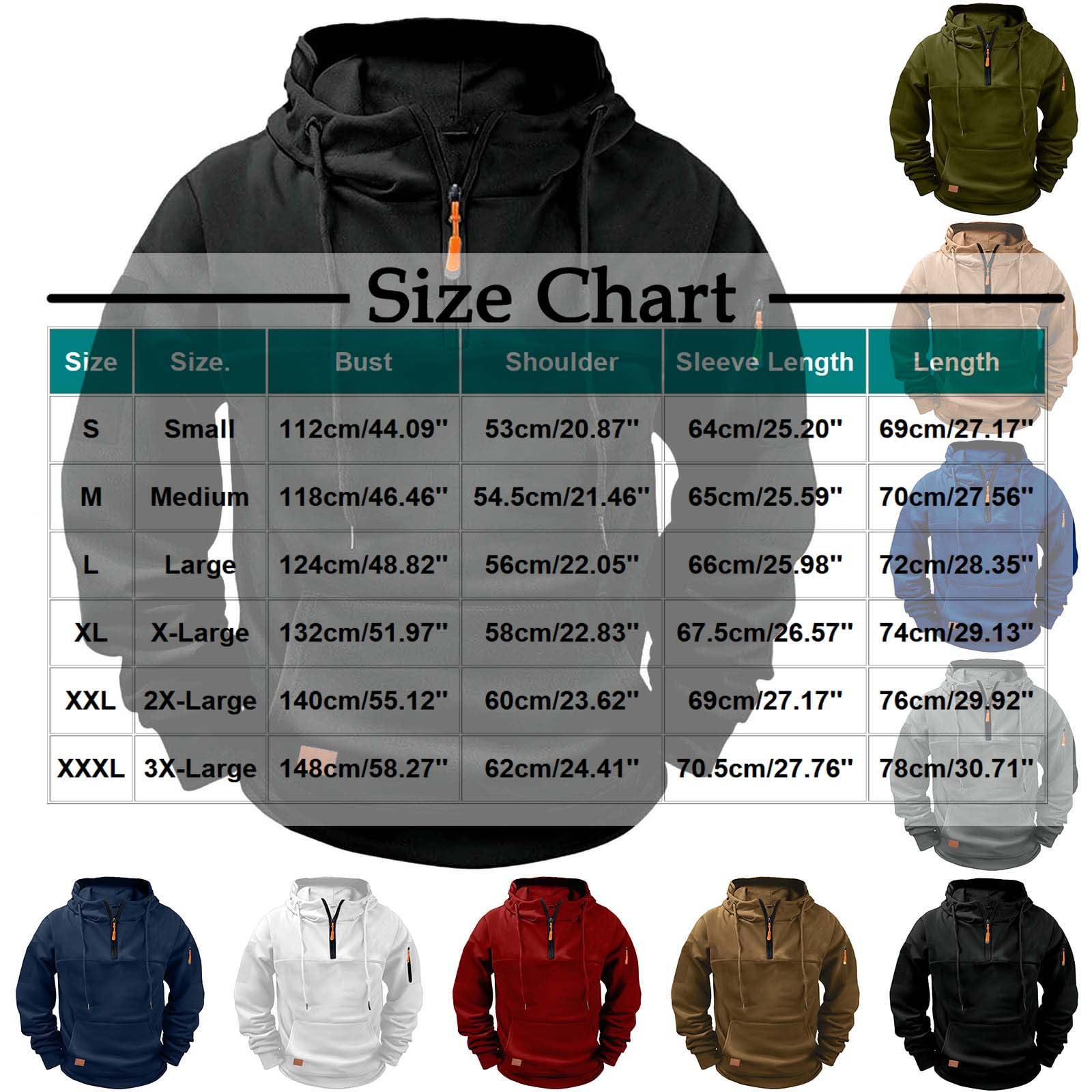 HAOLEI Sudadera Hombre con Capucha Cuartos Cremallera Sweatshirt Cardigan Manga Larga Otoño Invierno Hoodie Beisbol Divertida Ropa Streetwear Sudaderas de Trabajo con Bolsillo Delgado Ajuste Chándal