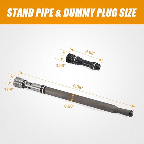 Miniatura 5 de Kit de tubo de soporte y tapón simulado 6E7Z-9A332-B de suministro de combustible compatible con Ford E-Series 2004-2010 Ford F250F450F550 6.0L