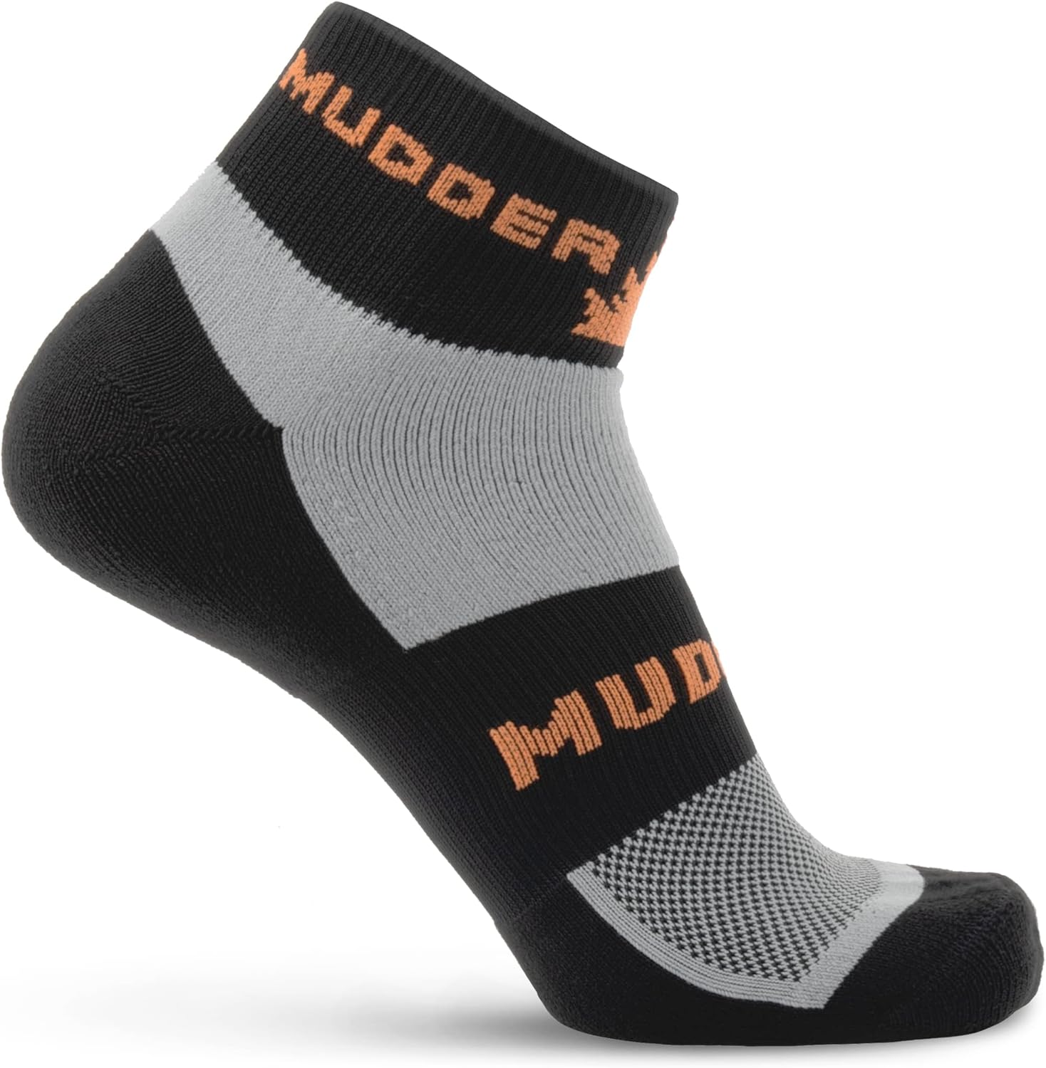 Crew Length Trail Running Socks, Quick-Drying Mid-Calf Socks with Arch Support, Sweat-Resistant, Breathable Athletic Socks