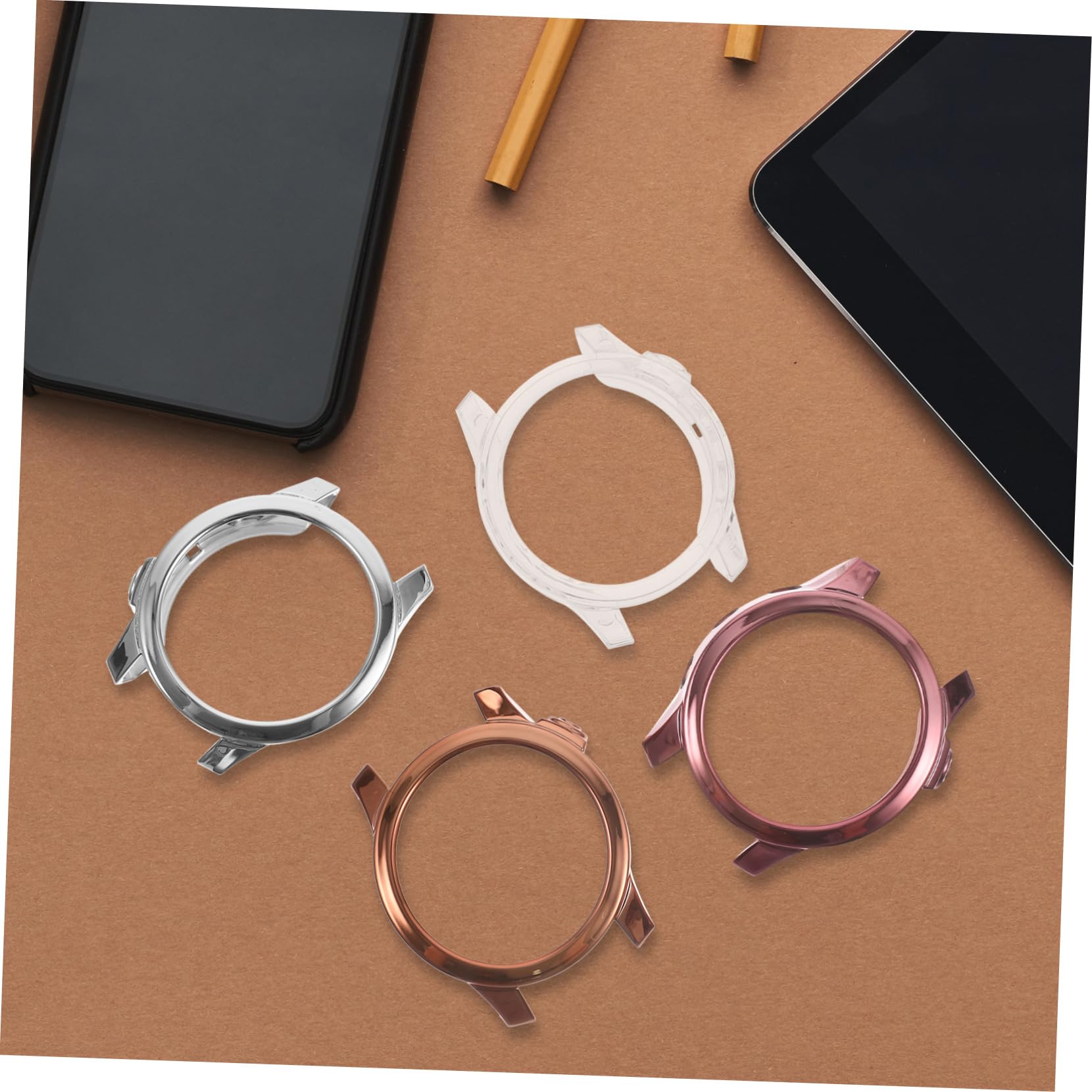 Gatuida 20 Pcs Cas Reloj Inteligente Smartwatch Protecteur D'Écran Cas 7 Protecteur Silicone Anneau Couverture Réutilisable TPU Major