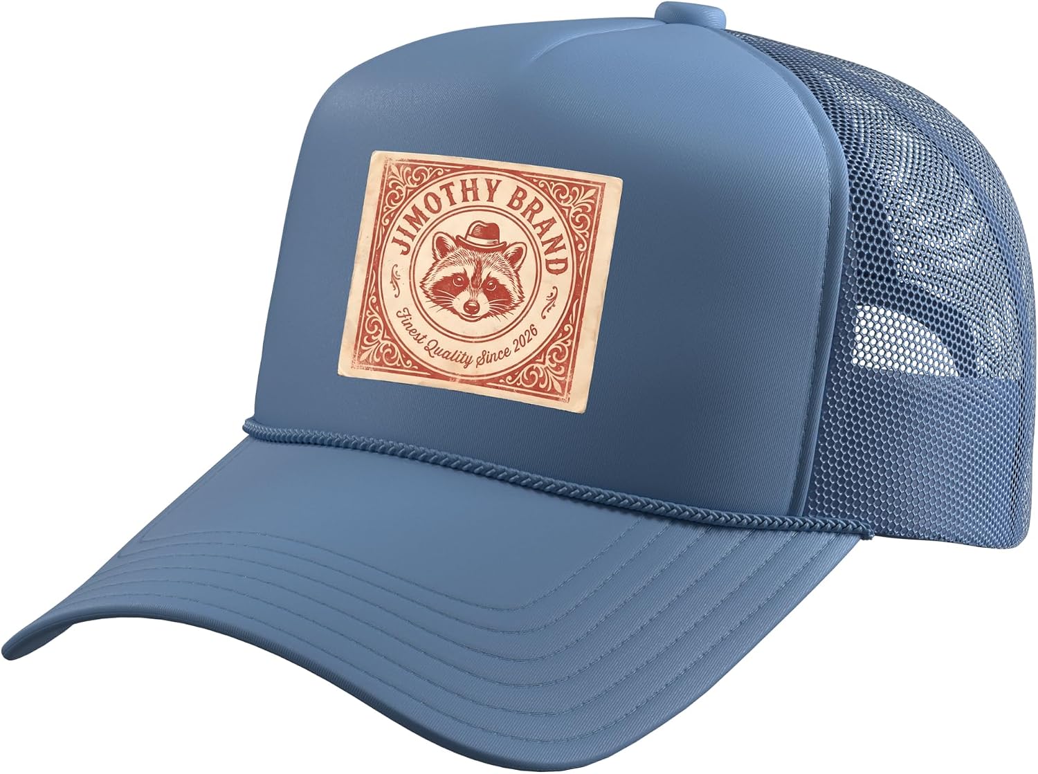Jimothy Raccoon Seattle Meme Viral Trucker Hat with Adjustable Mesh Back