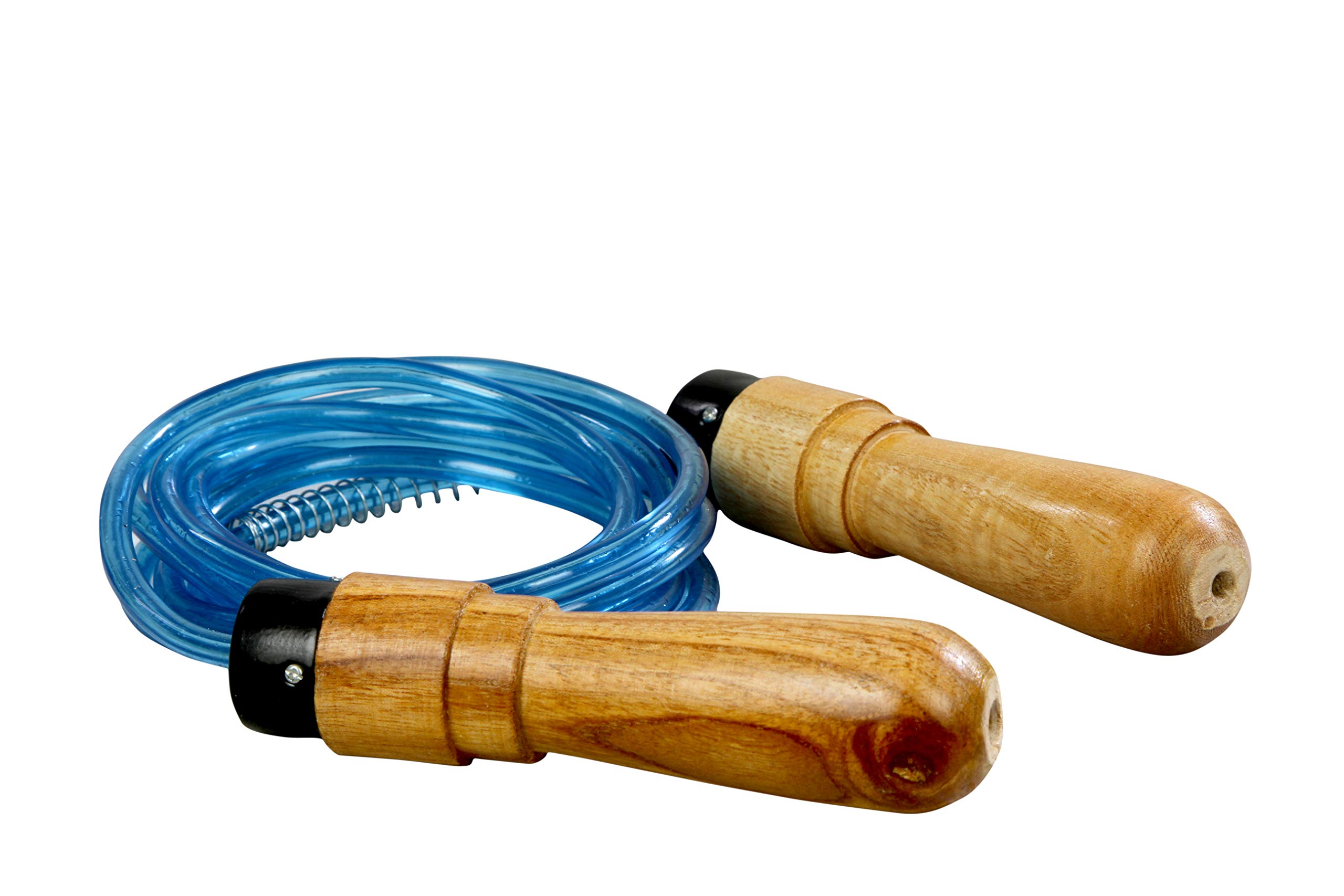 GLOBEXTRA Wooden Mota Skipping Rope for Men, Women, Weight Loss, Children with Bearing (Blue) (B08L9LHFM4) Amazon Price History, Amazon Price Tracker