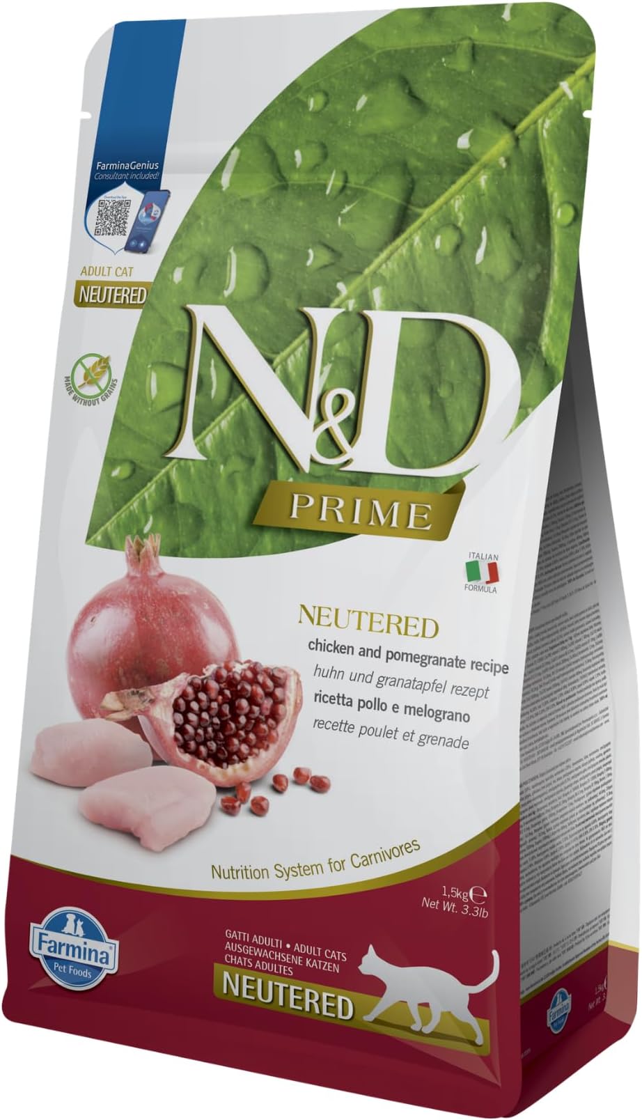 Farmina Neutered Chicken & Pomegranate Low Ancestral Grain 1,5 KG