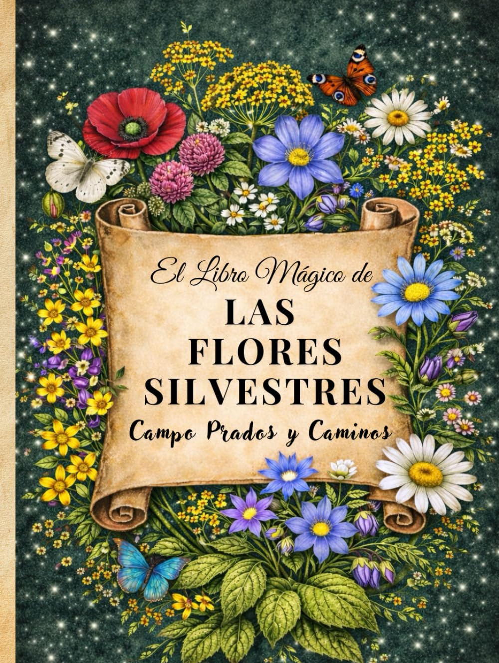 Flores Silvestres de Campo, Praderas y Caminos: El Libro Mágico de las Flores Silvestres · Guía ilustrada a color de flores silvestres europeas con historias, curiosidades y arte botánico realista