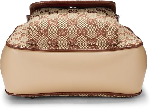 Pre-Loved Original GG Canvas Kids Backpack, Brown
