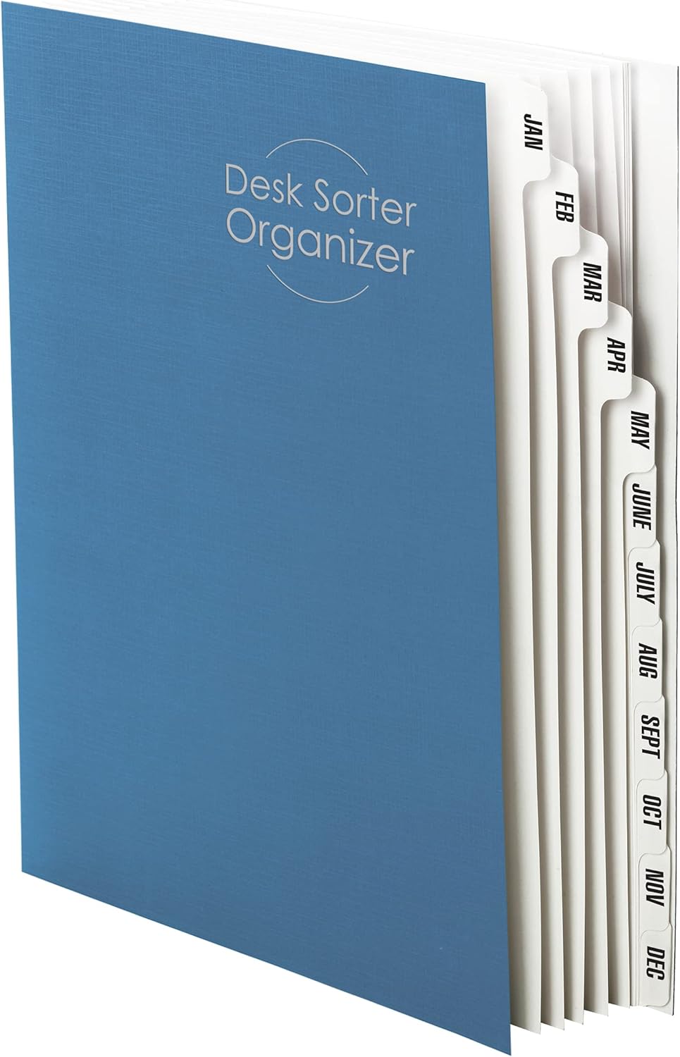 Smead Desk File/Sorter, Monthly (Jan-Dec), 12 Dividers, Letter Size, Dark Blue (89286) : Office Products