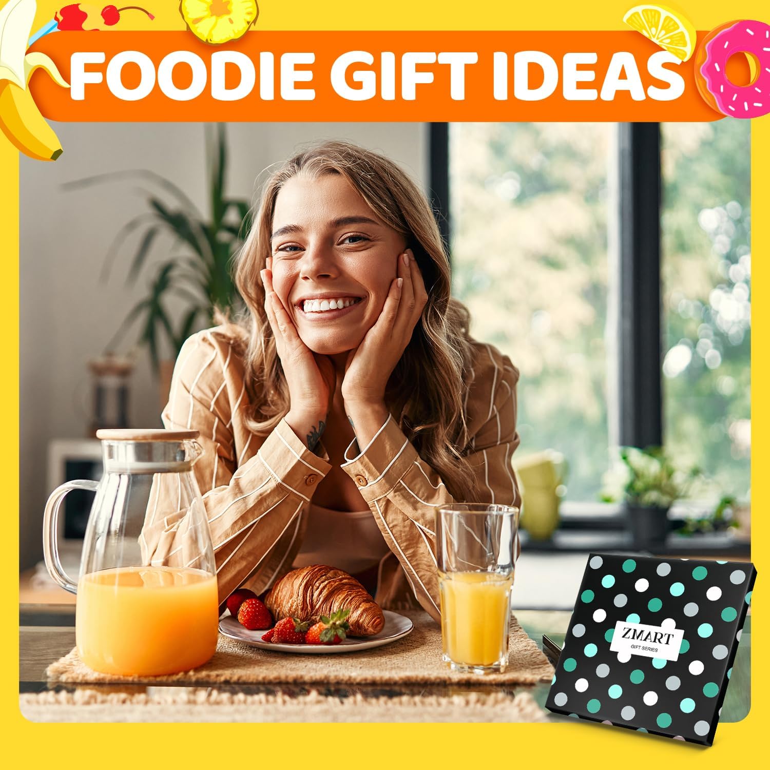 Zmart Food Socks for Women - Hot Dog Popcorn Ice Cream Gifts, Pickle Donut Pizza Socks - Image 3