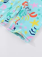 Vista 6 de Traje de baño de una pieza con protección contra erupciones para bebé, traje de baño infantil UPF 50+