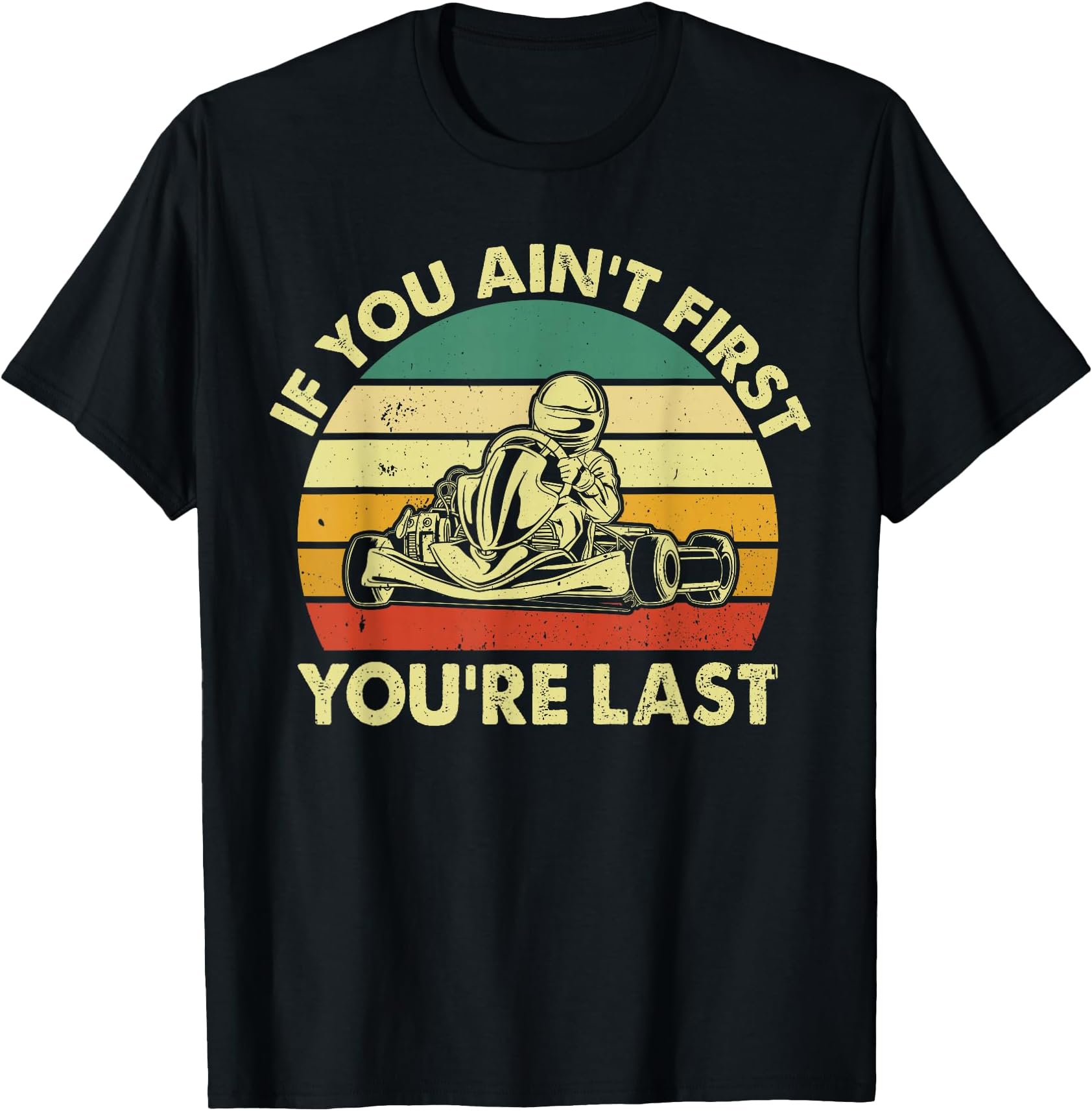 Funny Go Kart Racing - Race Car Kart Racer T-Shirt