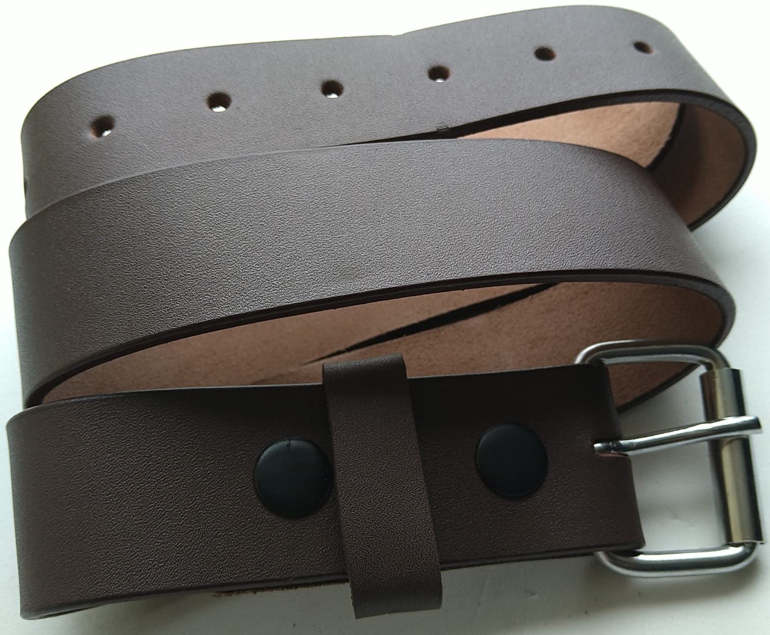 Scaffold Brown Professional Tool Belt 1 & 1/2 Inches 4 Causual & Work wear Trousers (LARGE 36"-42" Inches)