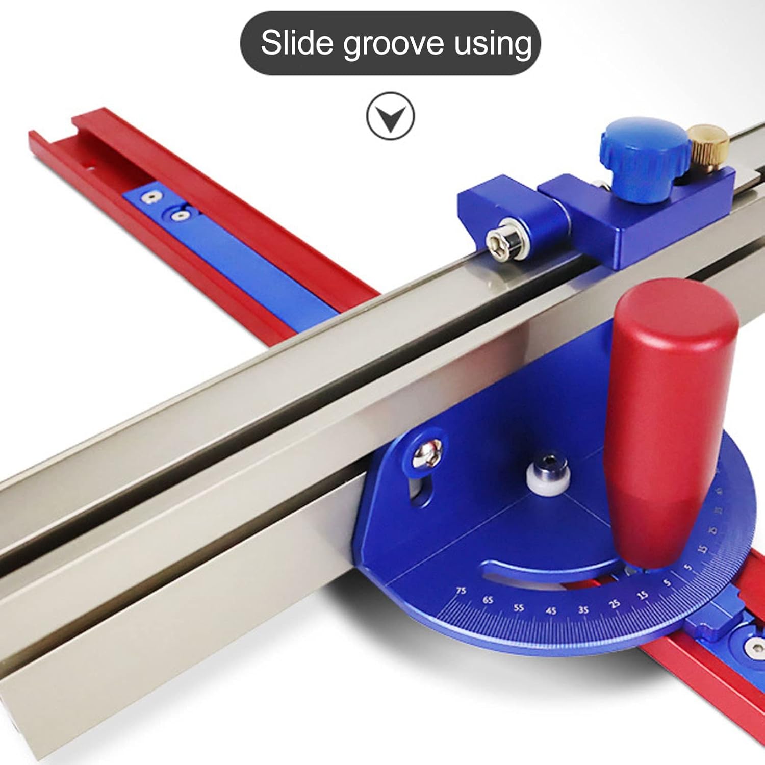 Buy BigKing Miter Saw Fence System, Table Saw Miter Gauge System Push