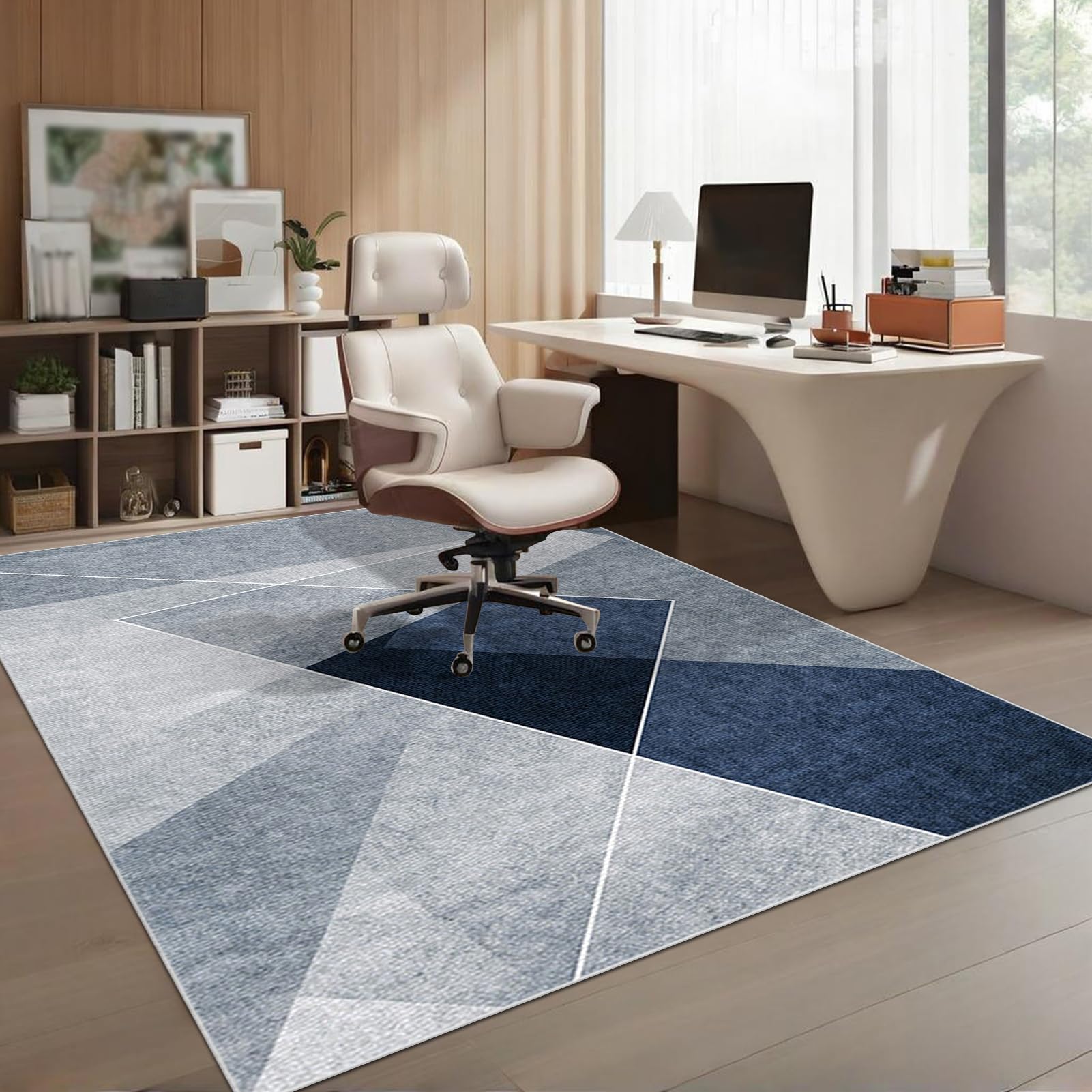 Dywan Krzesło biurowe do gier Wielofunkcyjne krzesło ochronne do domu prostokątny antypoślizgowy dywanik ochronny do parkietu, płytek i podłóg 80 x 120 cm